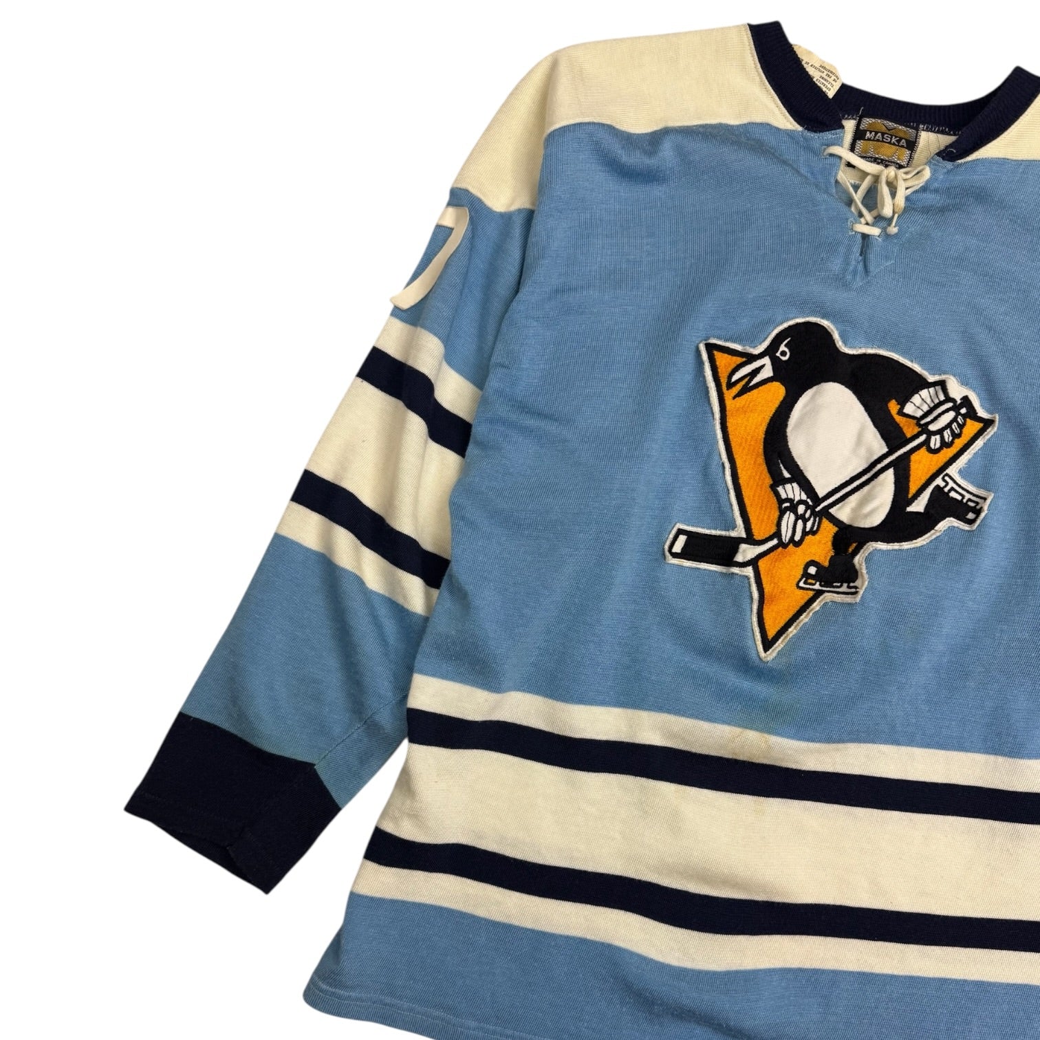 Vintage Maska Pittsburgh Penguins Alternate Hockey Jersey
