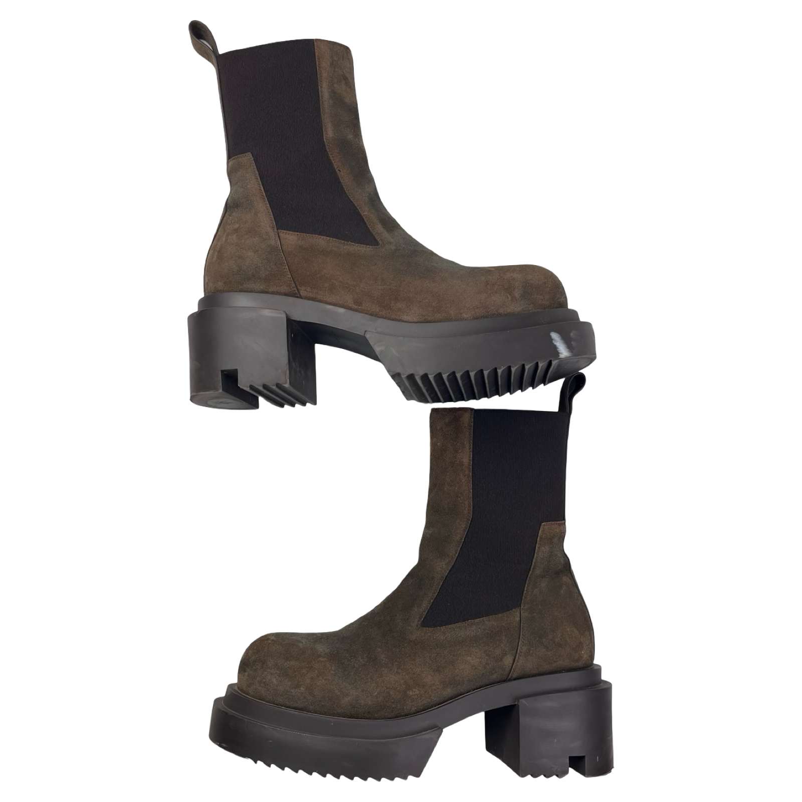 Rick Owens Runway Beatle Bogun Suede Boot (Used)