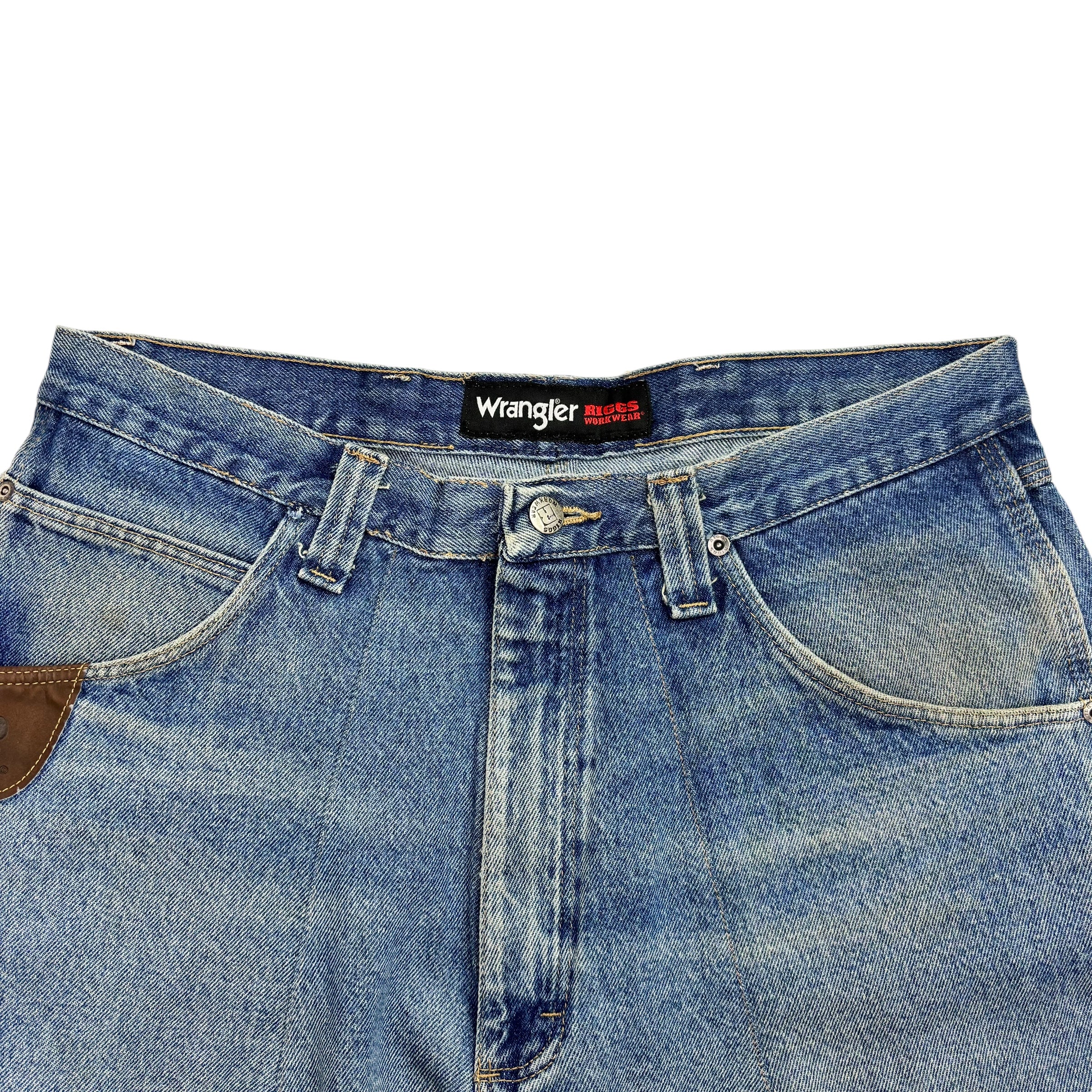 Vintage Wrangler Rigger Workwear Denim Shorts