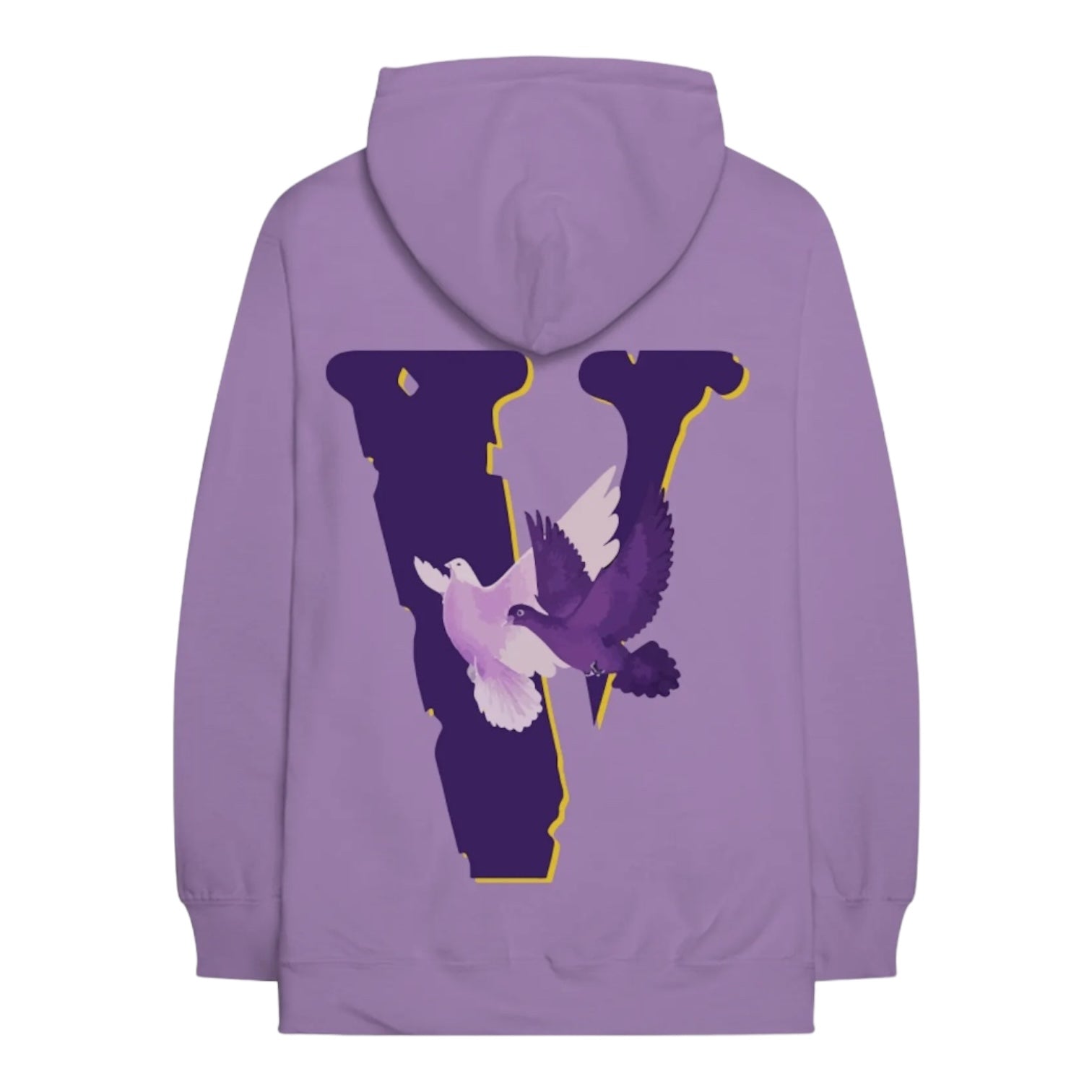 Vlone x Nav Doves Hoodie Purple