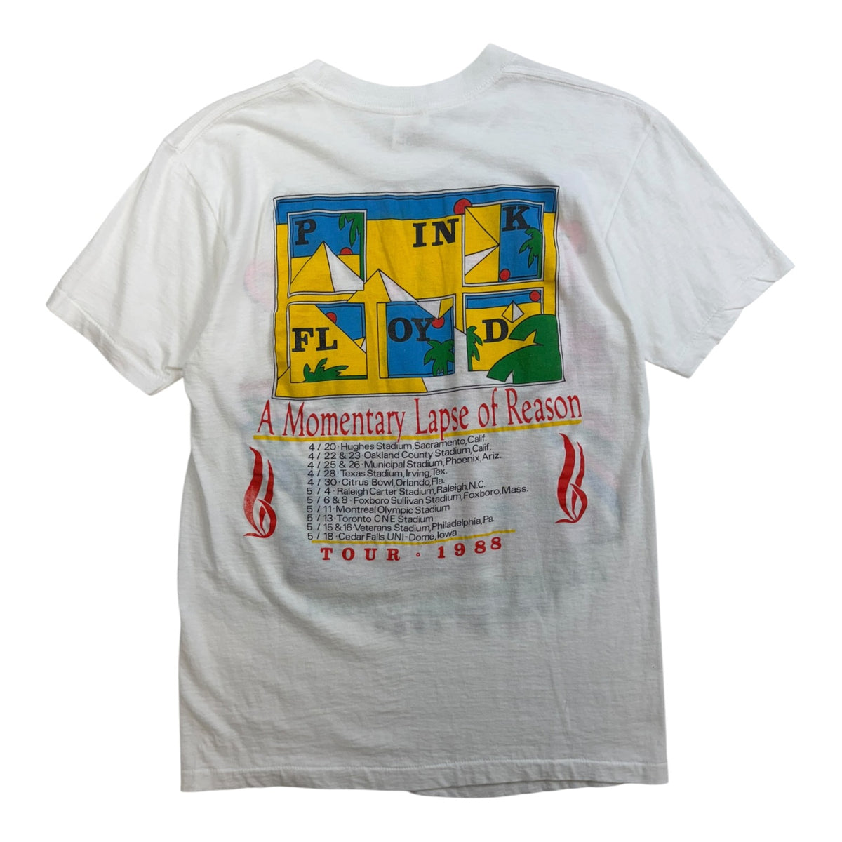 Vintage Pink Floyd Momentary Lapse T-Shirt White