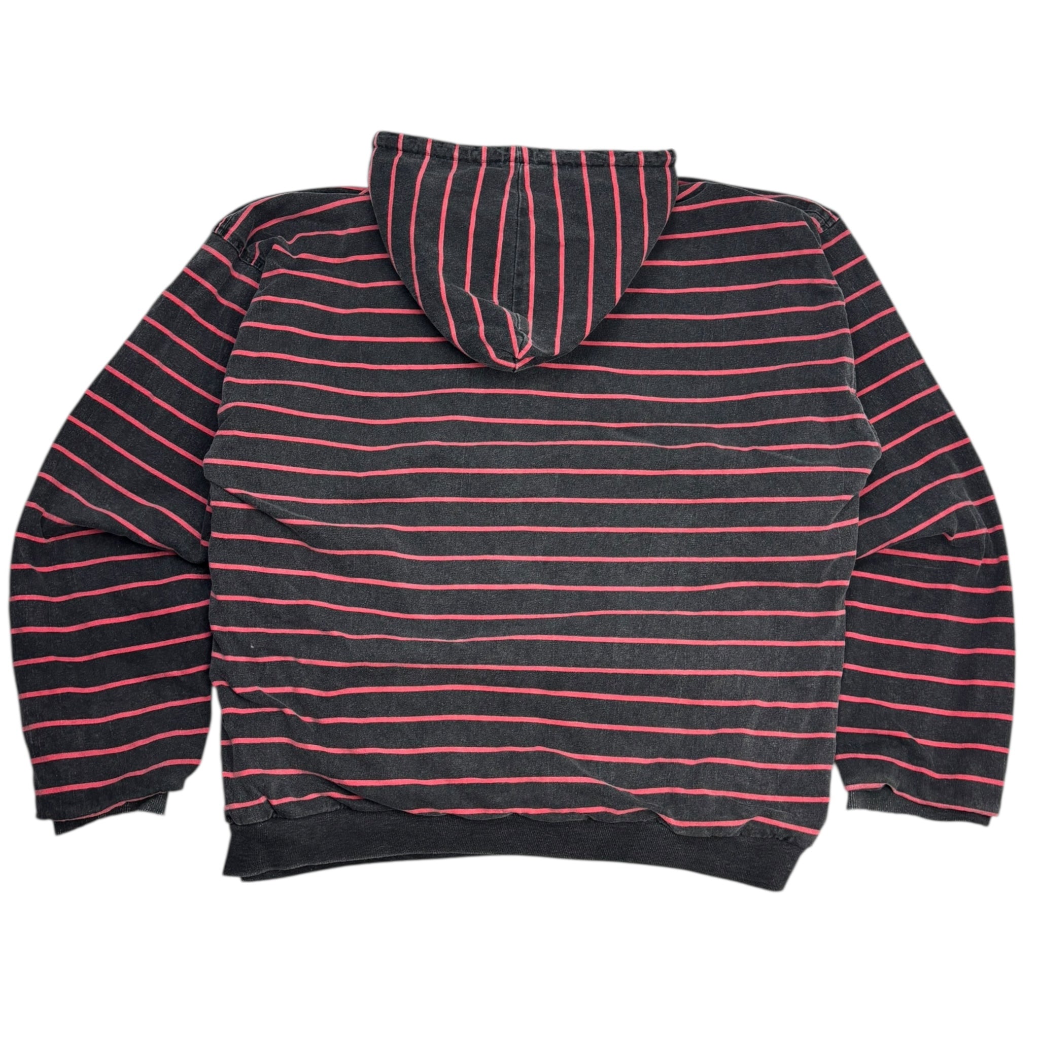 Vintage Quiksilver Double Faced Quarter Zip Reversible Hoodie