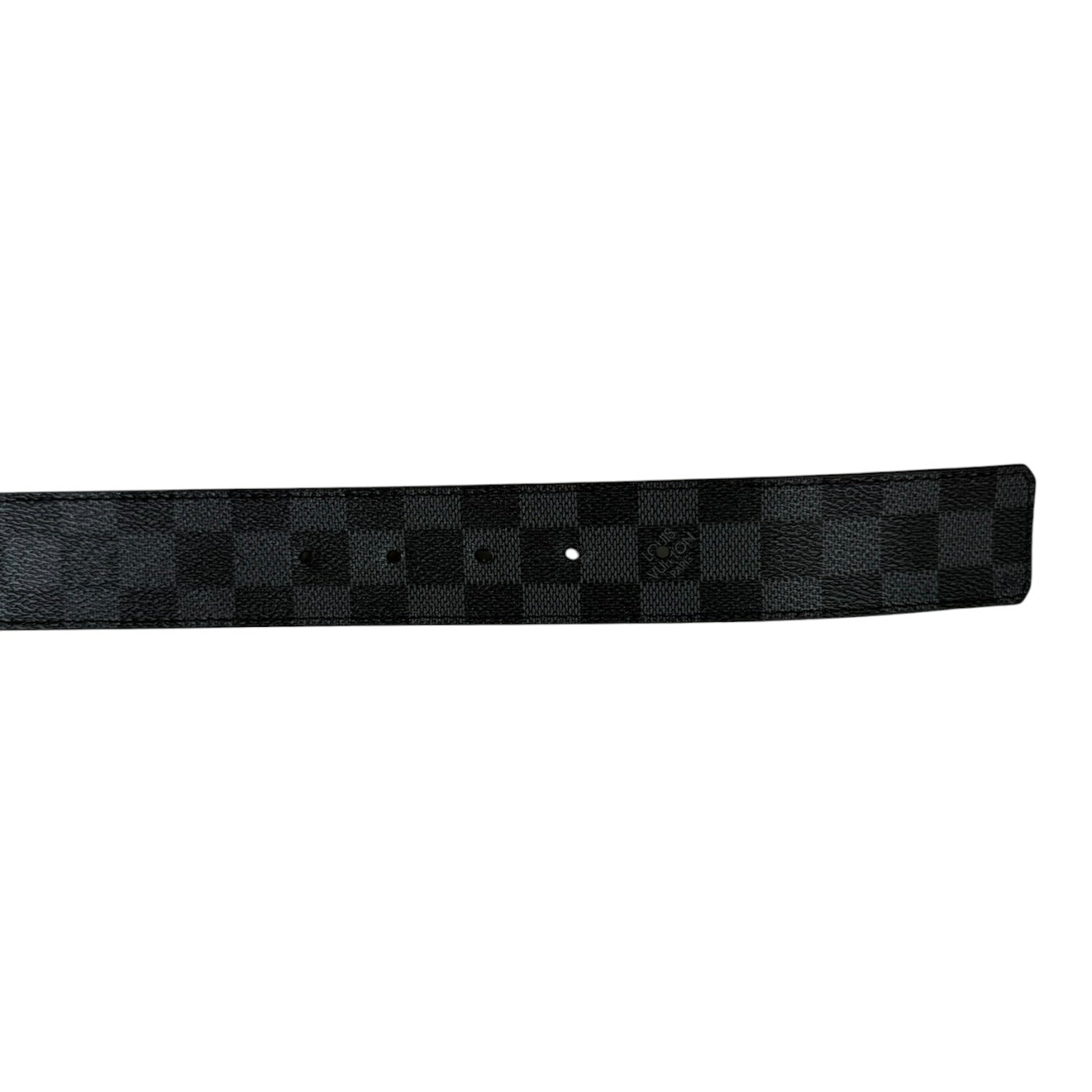 Louis Vuitton Damier Graphite Belt Black