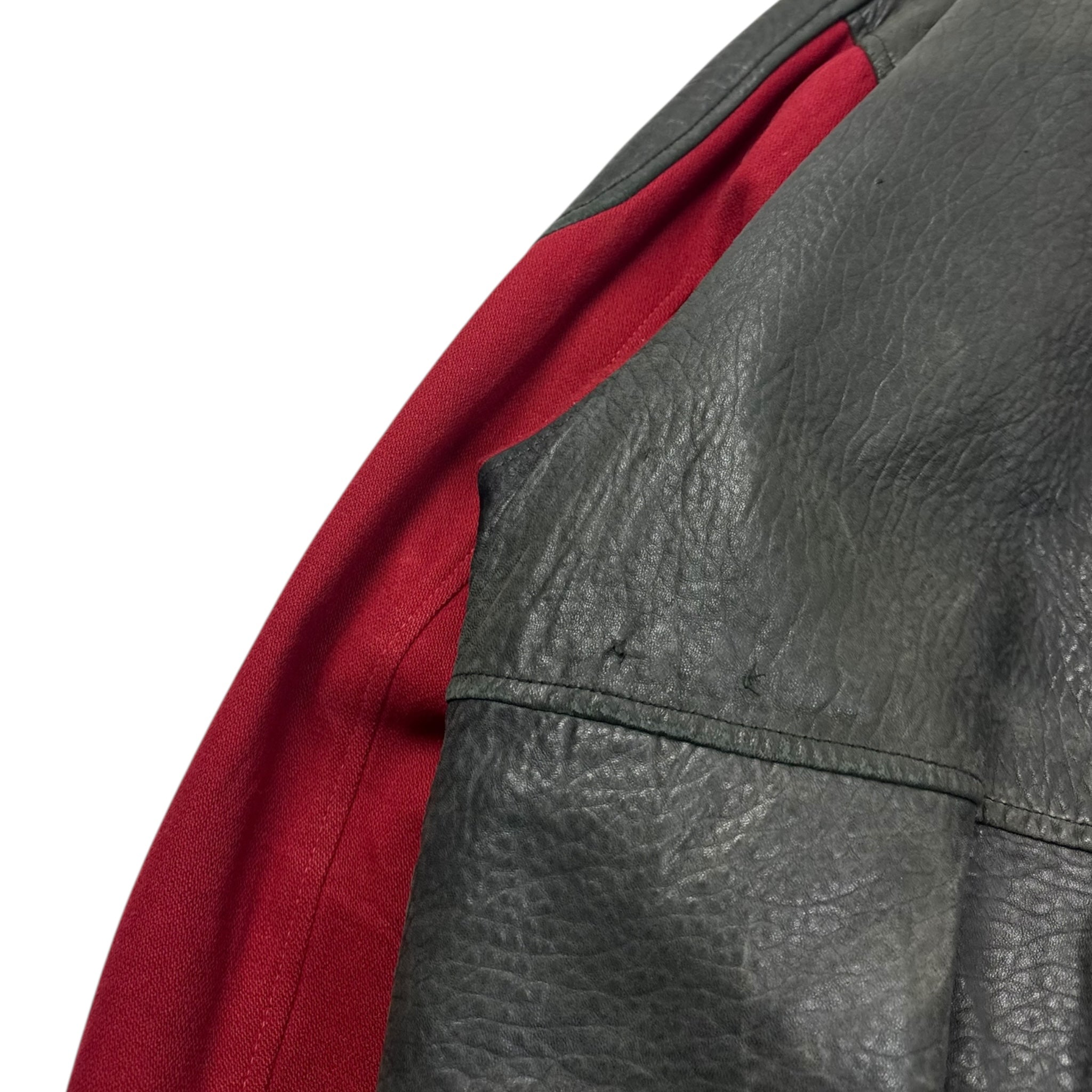 Vintage Karl Kani Leather Varsity Jacket