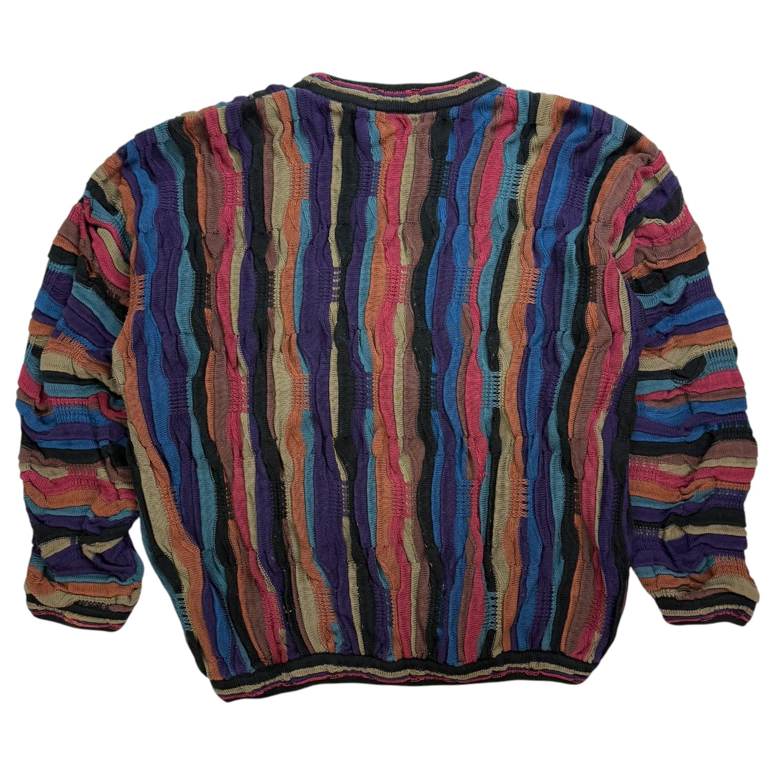 Vintage Tundra Cable Knit Sweater Multicolour