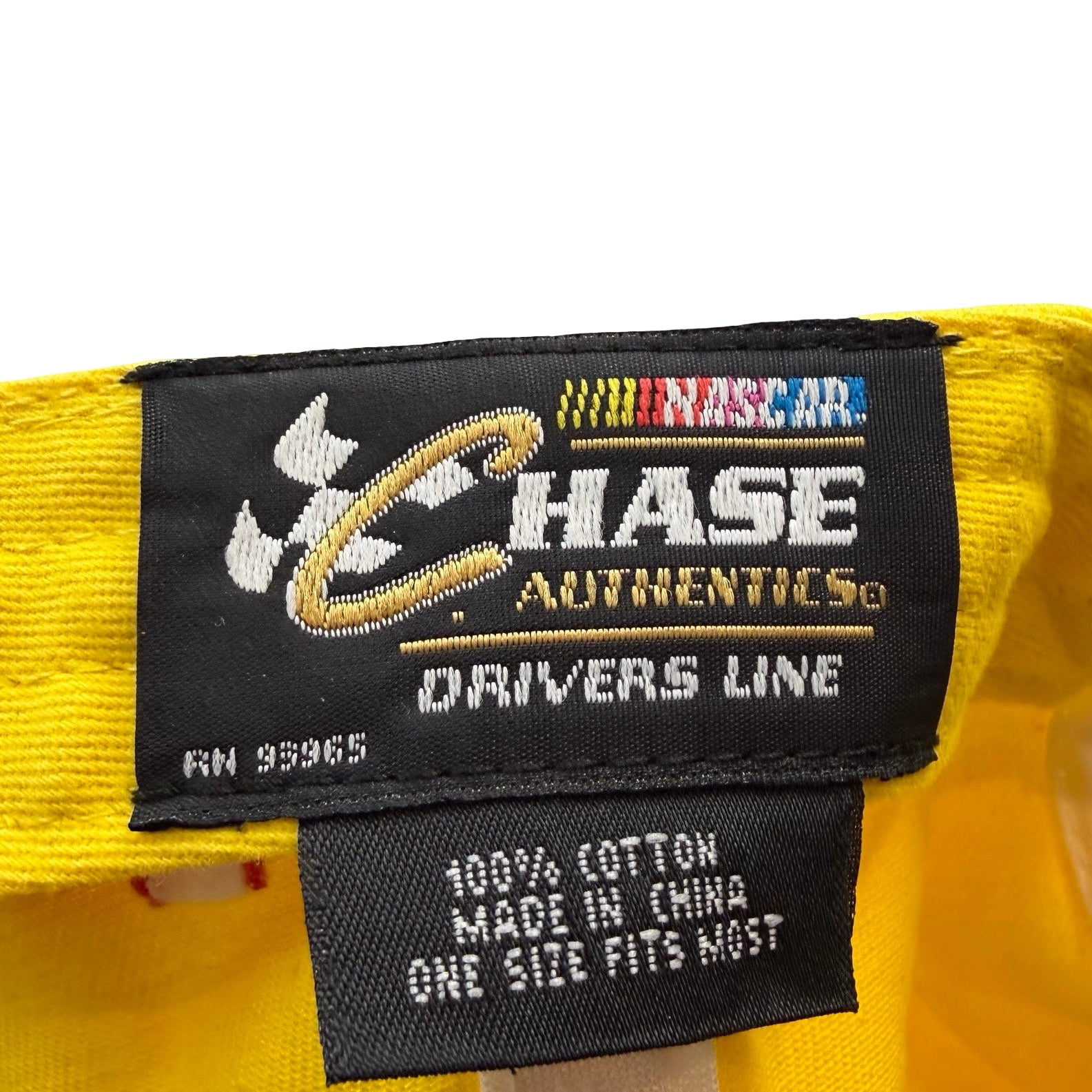 Vintage Chase Authentics Bobby Labonte NASCAR Cheerios Embroidered Hat Yellow