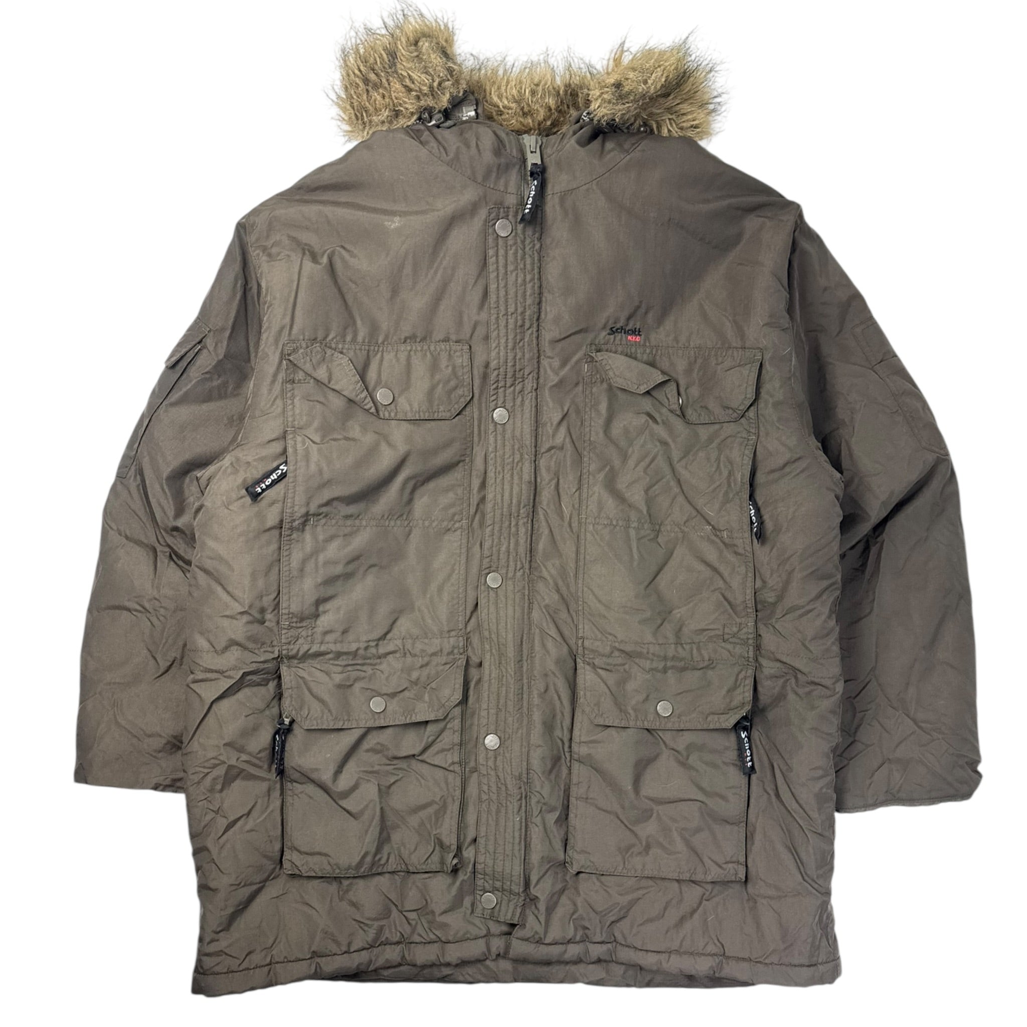 Vintage Schott NYC Military Parka Jacket