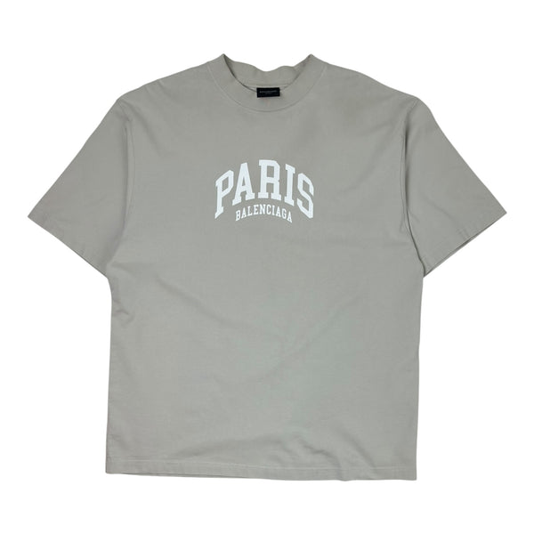 Balenciaga Cities Paris T-Shirt Bone