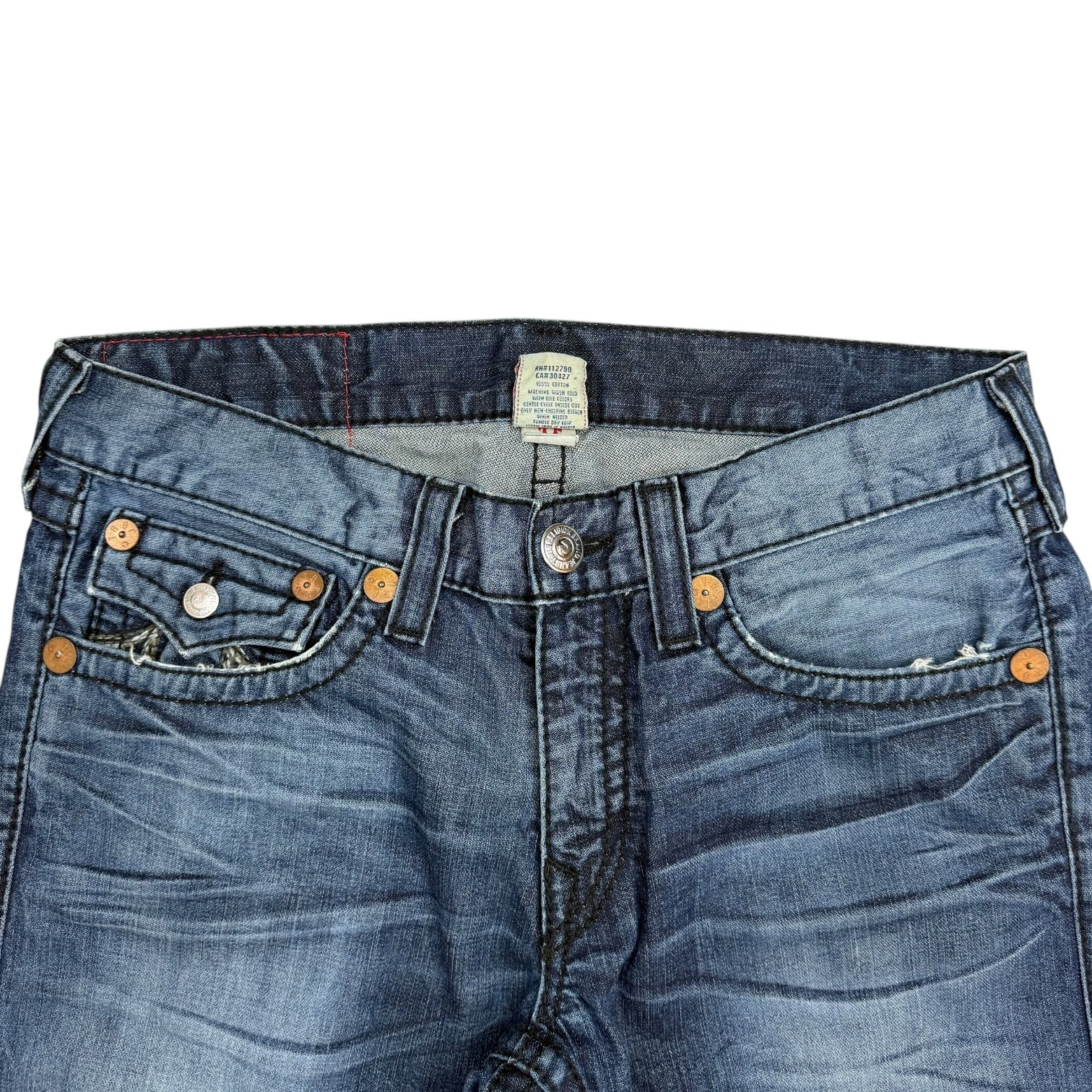 Vintage True Religion Rainbow Billy Denim Pants Dark Wash