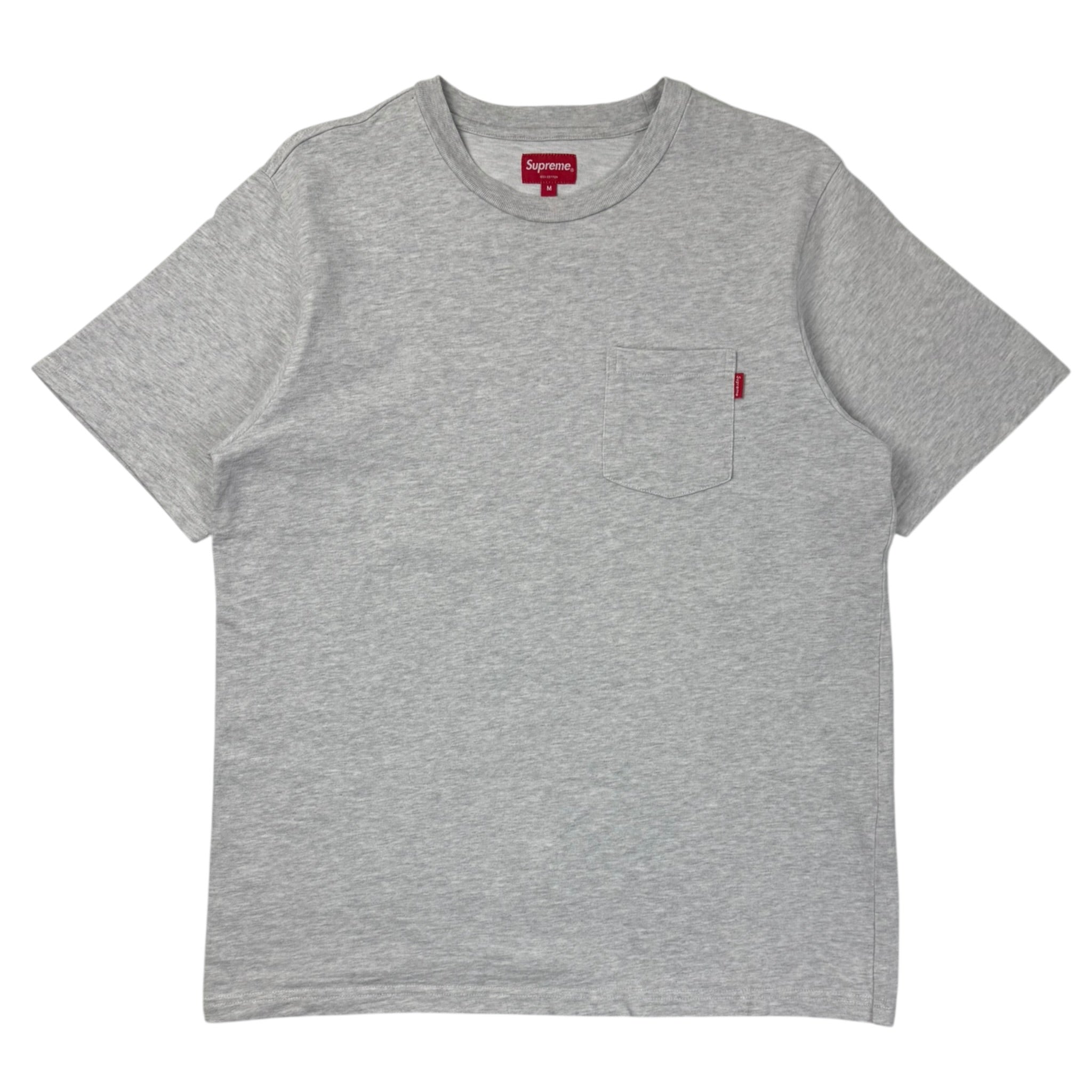 Supreme SS Pocket Tee Heather Grey