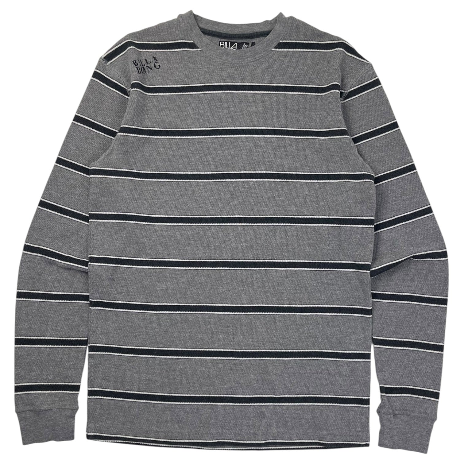 Vintage Y2K Billabong Striped Thermal L/S Shirt