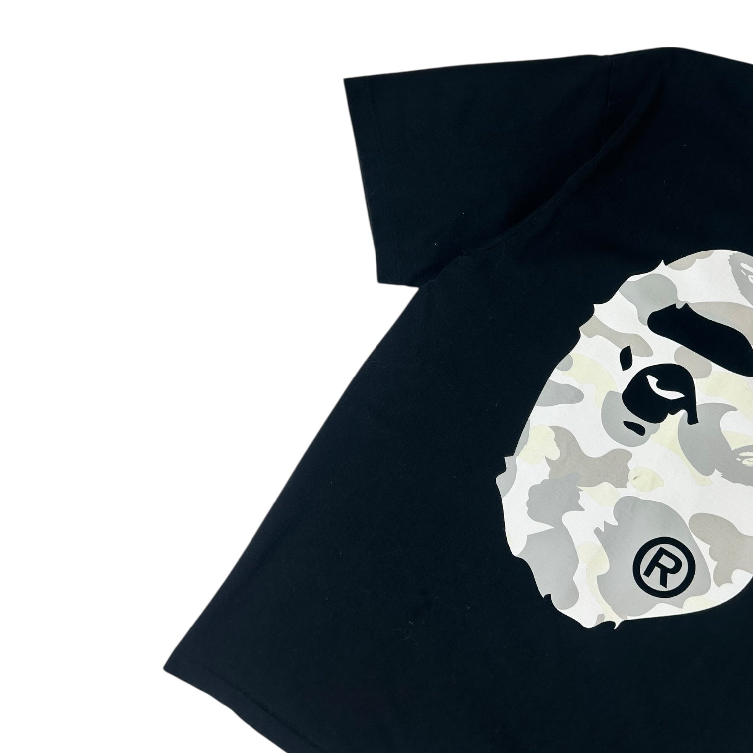 Bape City Camo Big Ape Head T-Shirt Black