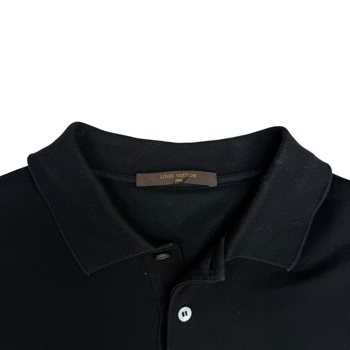 Louis Vuitton Embroidered Polo Black
