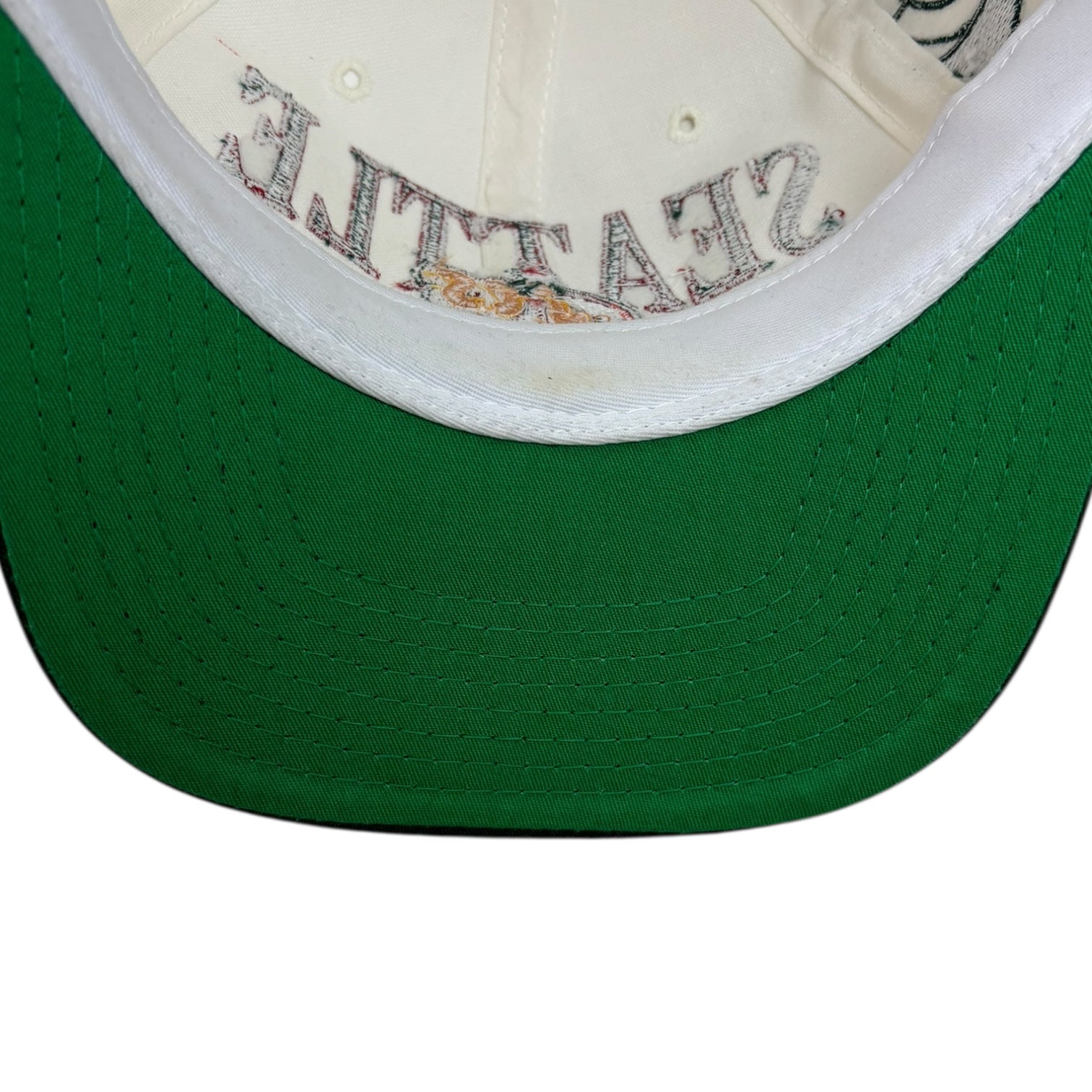 Vintage 1994 Seattle Sonics Sports Specialties SnapBack Hat White