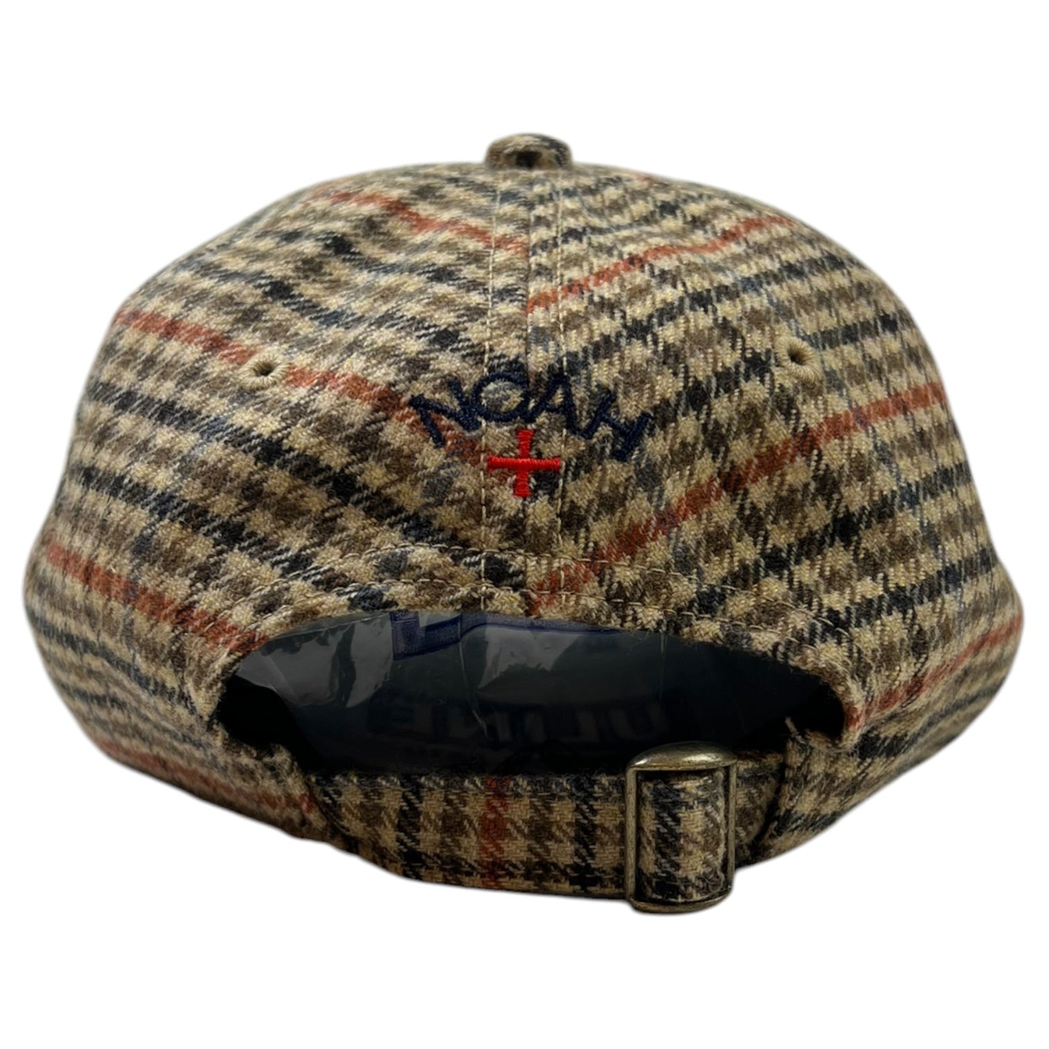 Noah Baseball Cap Plaid Brown