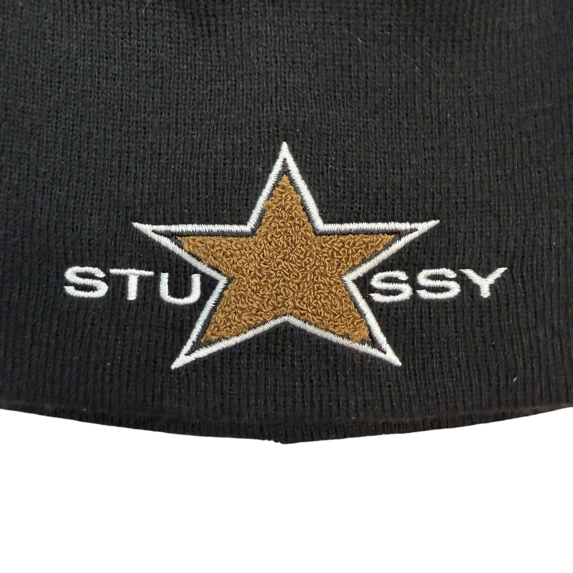 Stussy Chenille Star Beanie Black