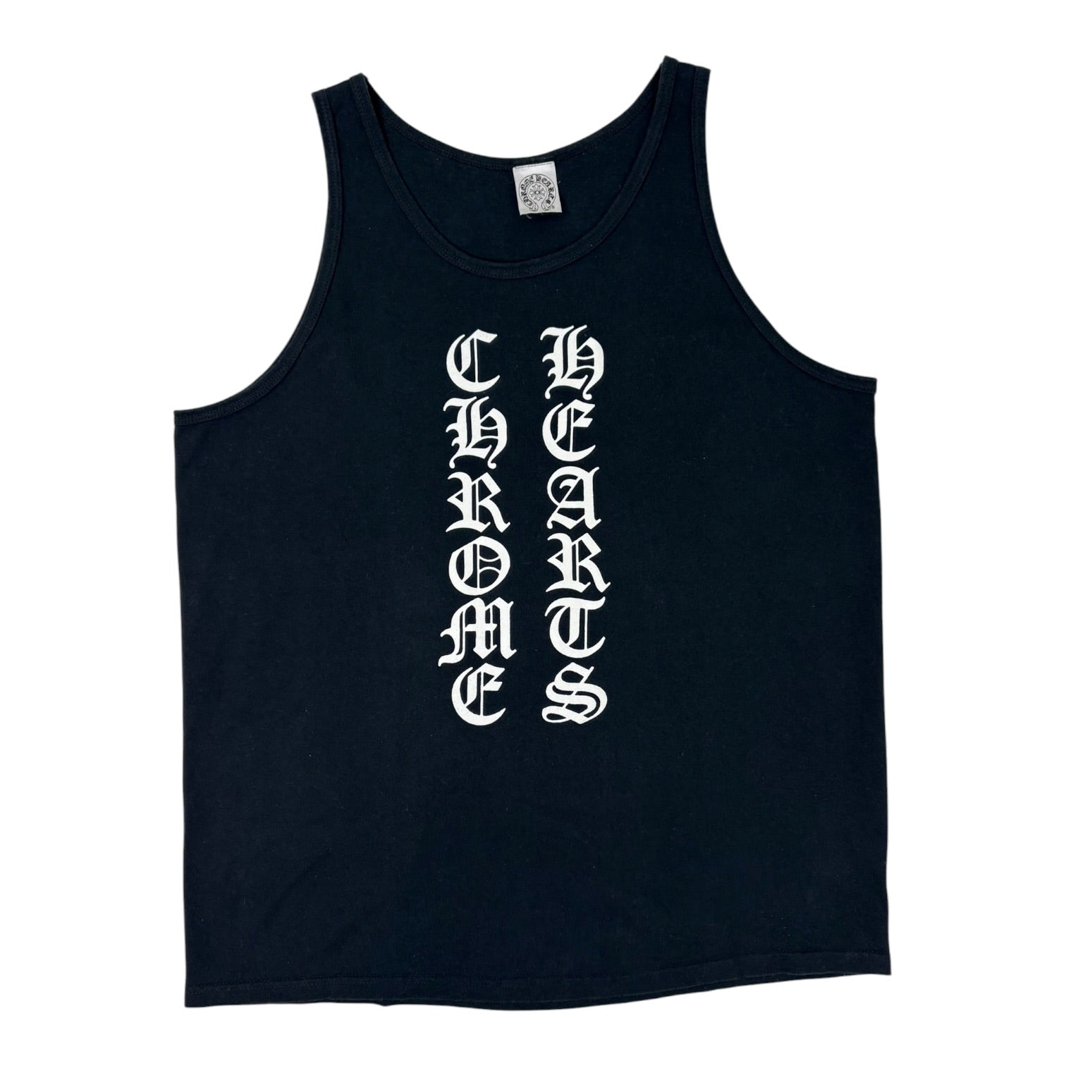 Vintage Chrome Hearts Old English Tank Top Black