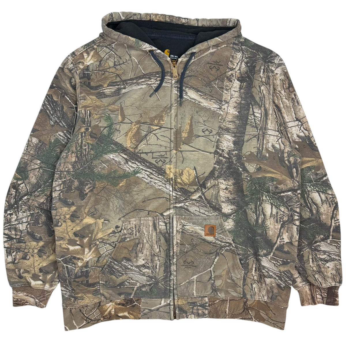 Vintage Carhartt Real Tree Zip Up Hoodie Camo