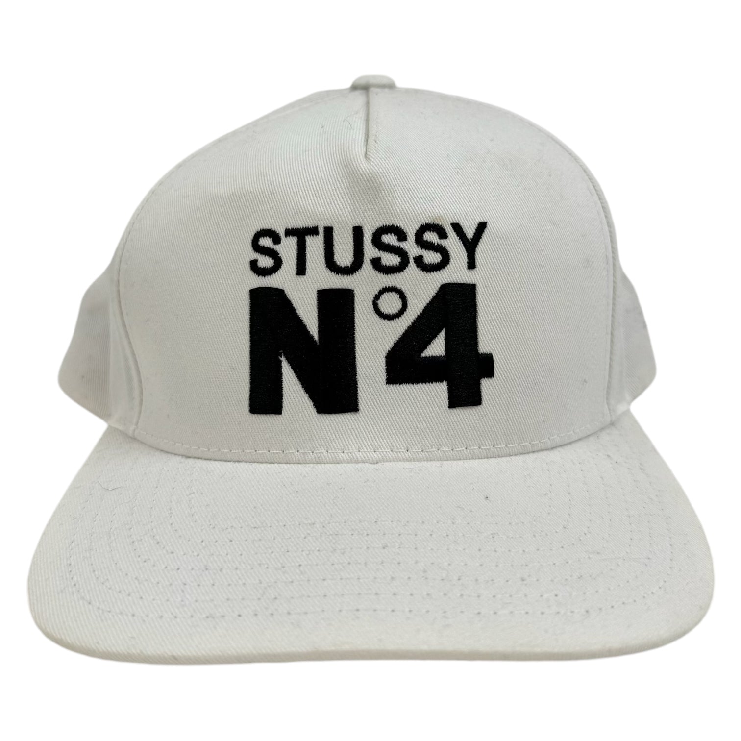 Stüssy N4 Snapback White