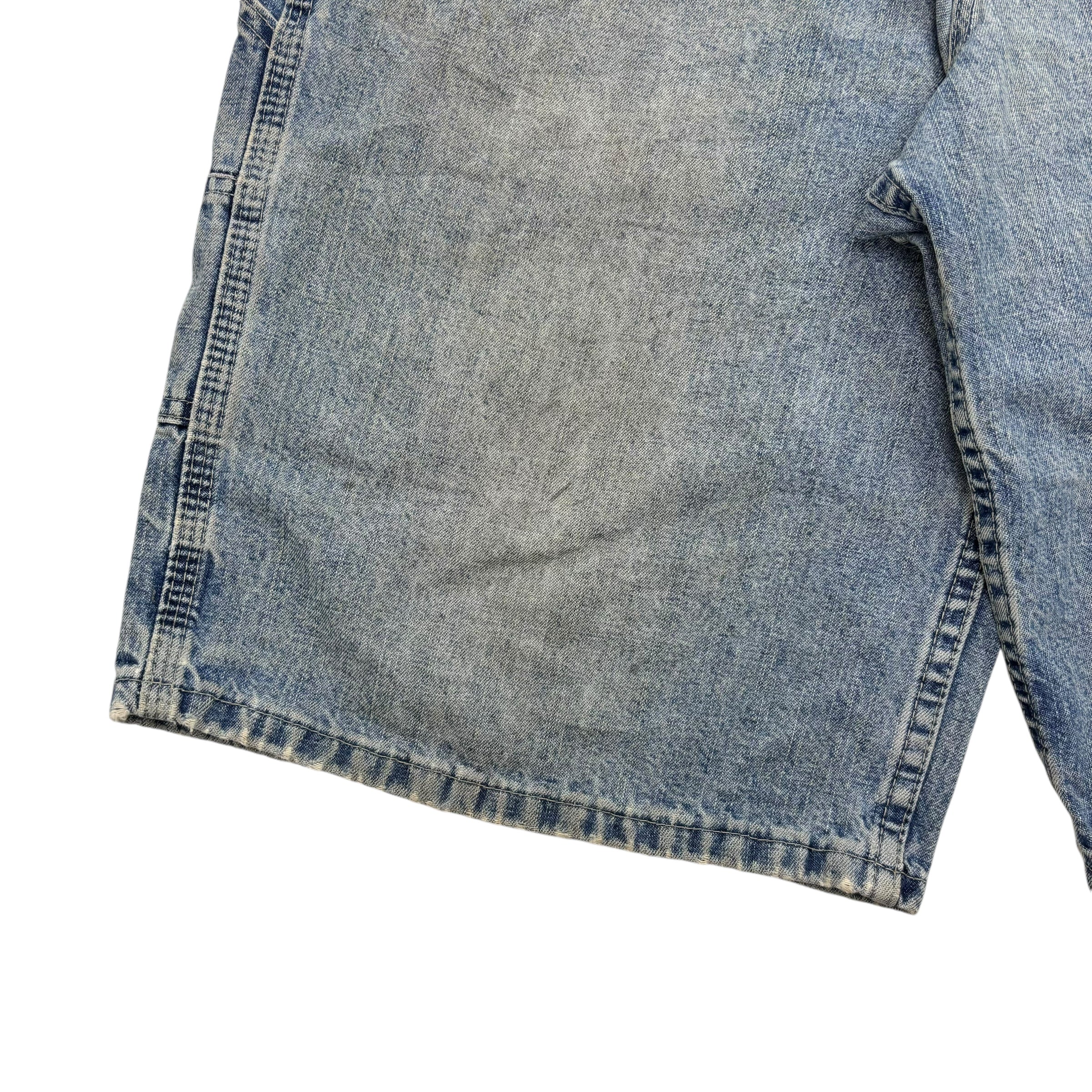 Vintage Lee Dungarees Denim Shorts Light Wash