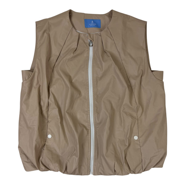 (W) Lanvin Blanc Vest Beige