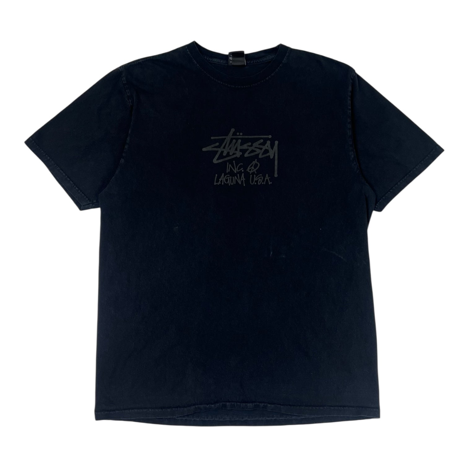 Stussy Laguna Pigment Dyed T-Shirt Black