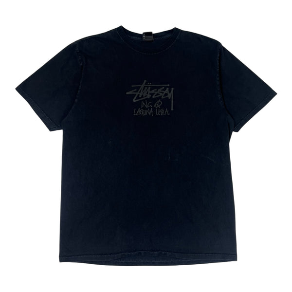 Stussy Laguna Pigment Dyed T-Shirt Black