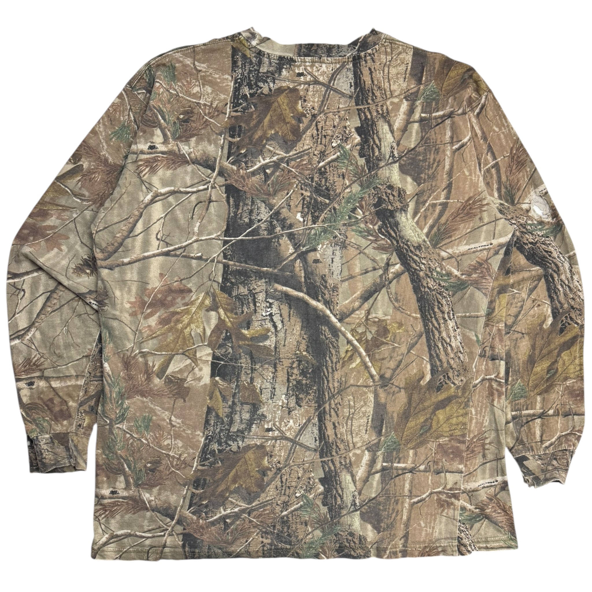 Vintage Distressed Realtree Longsleeve Pocket T-Shirt