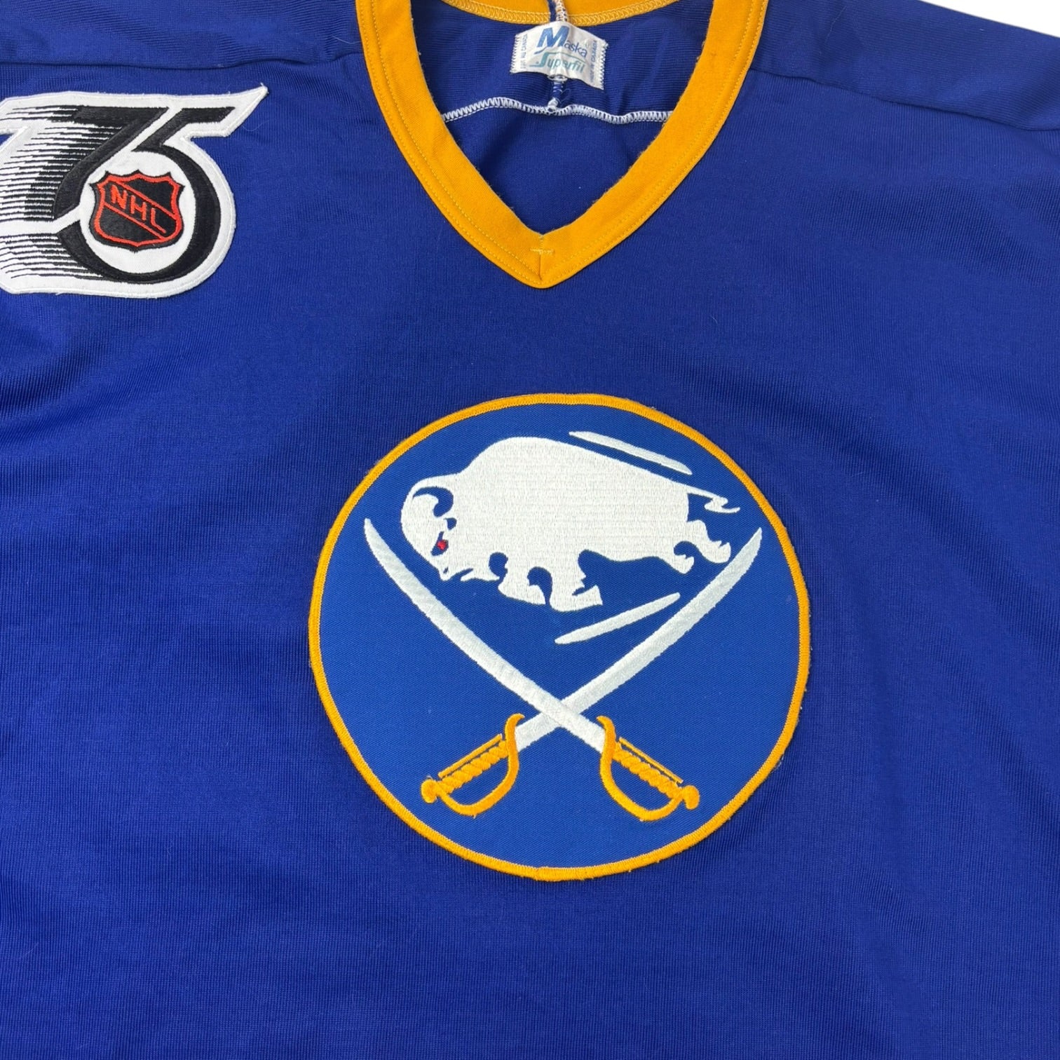 1991-92 Buffalo Sabres Maska NHL Home Jersey