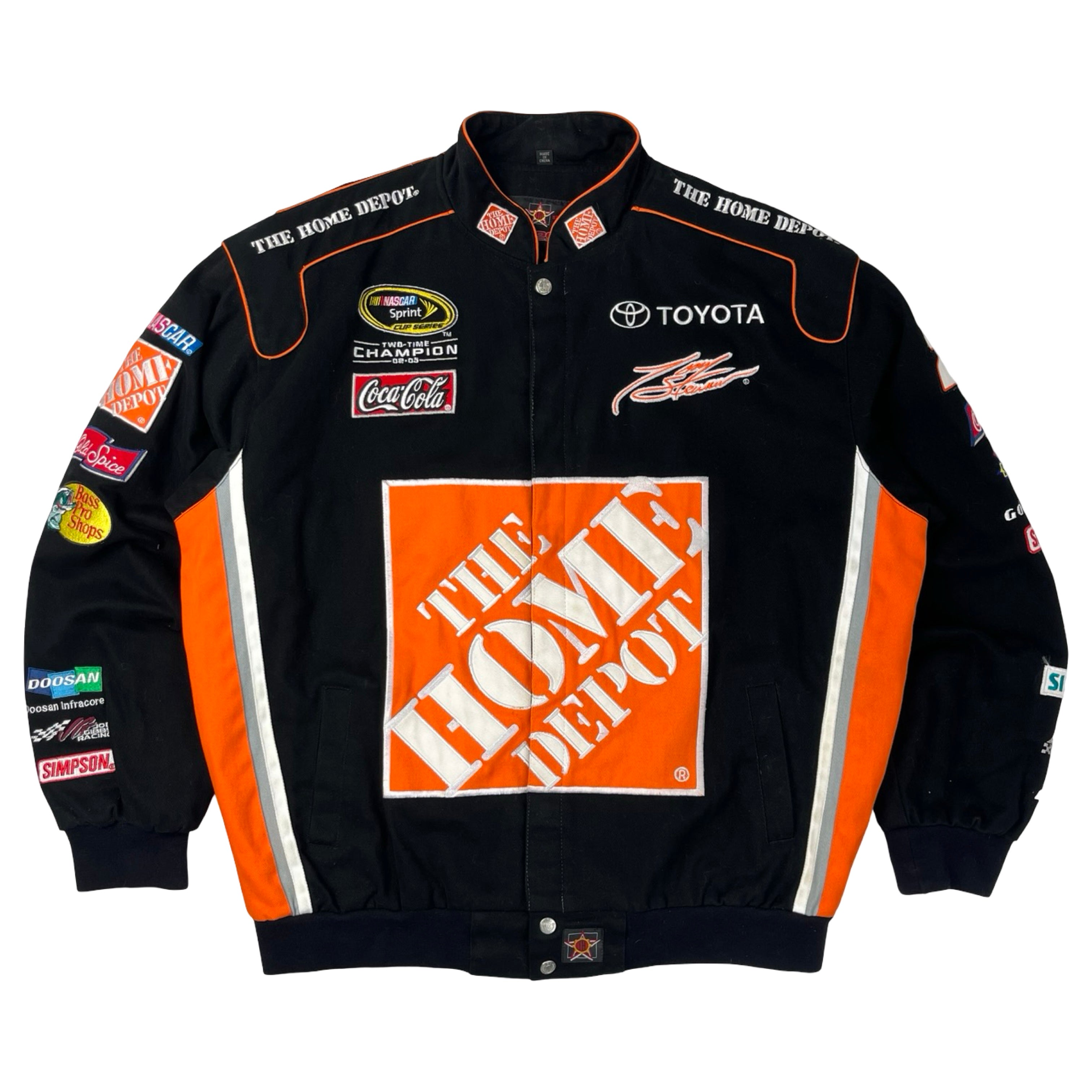 Vintage Tony Stewart Home Depot NASCAR Racing Jacket