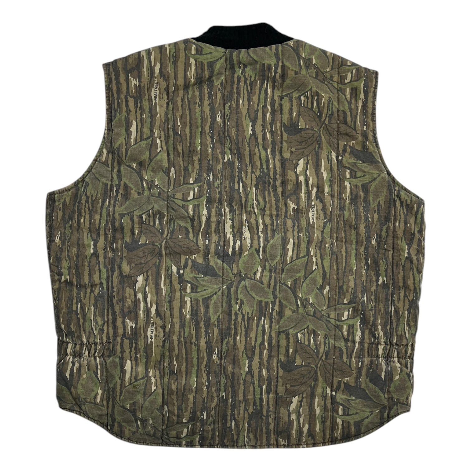 Vintage Real Tree Woodland Camo Reversible Vest