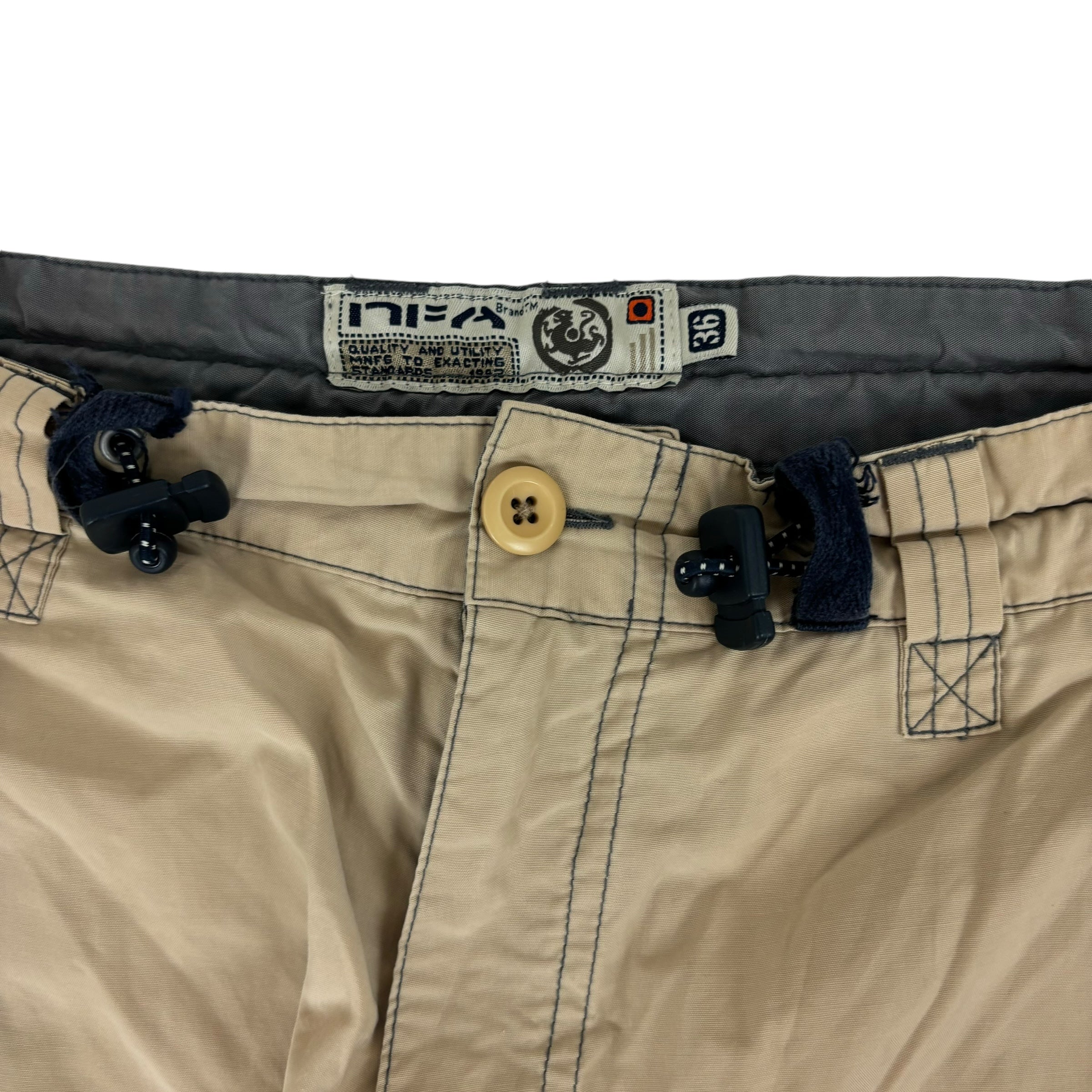 Vintage Y2K NFA Cargo Pants Beige