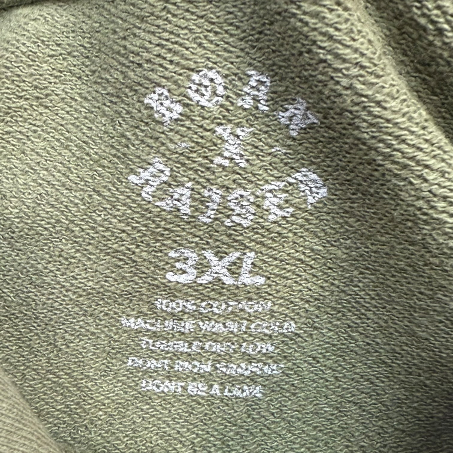 Born X Raised Flag Hoodie Olive Green