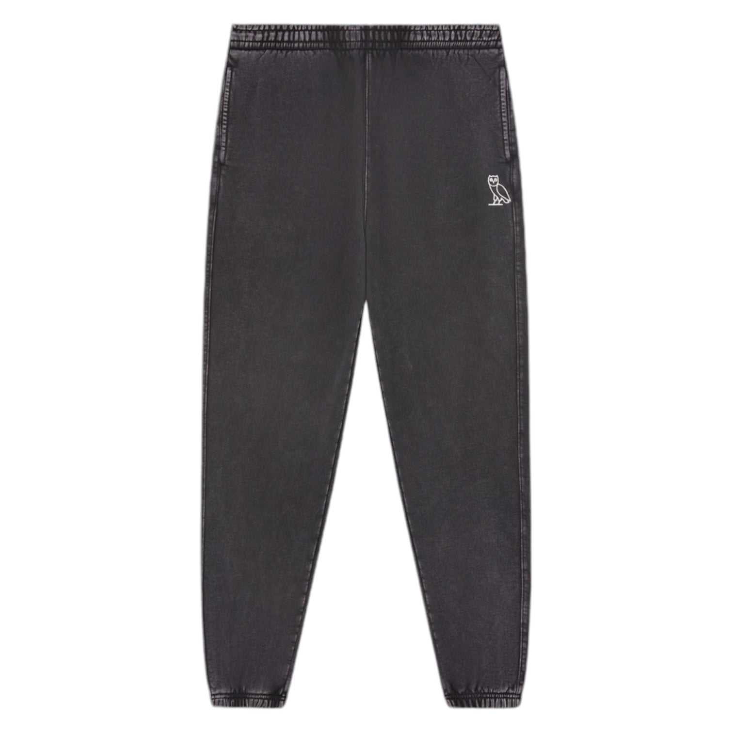 OVO Classic Logo Garment Dyed Sweatpants Black