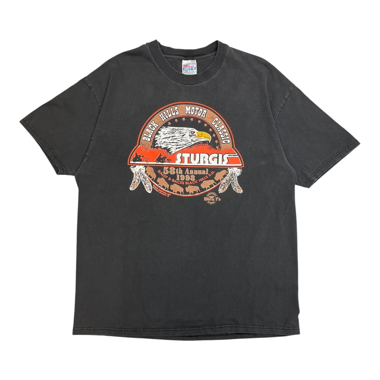 1998 Sturgis Motorcycle Rally Tee Black
