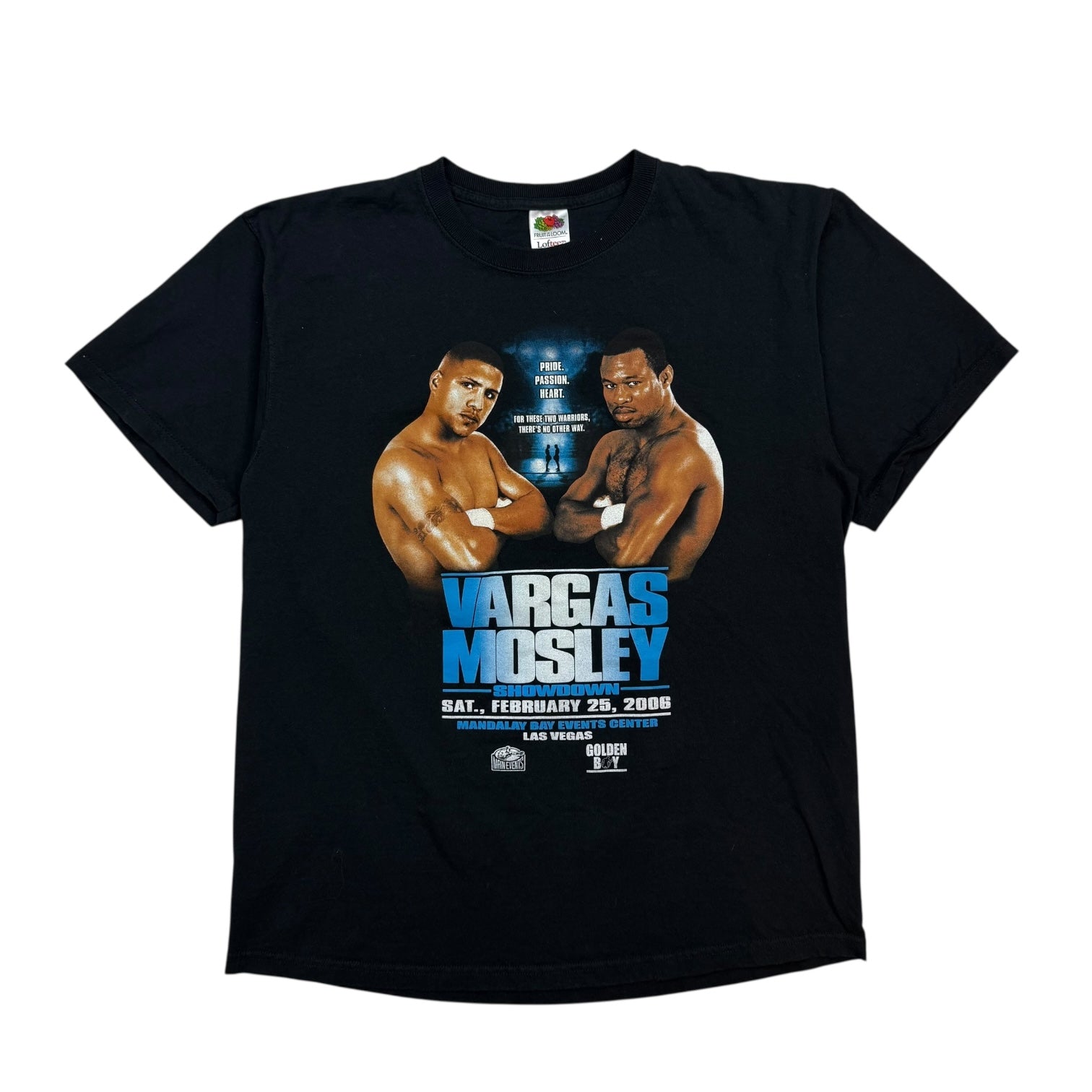 2008 Vargas VS Mosley Fight Tee Black