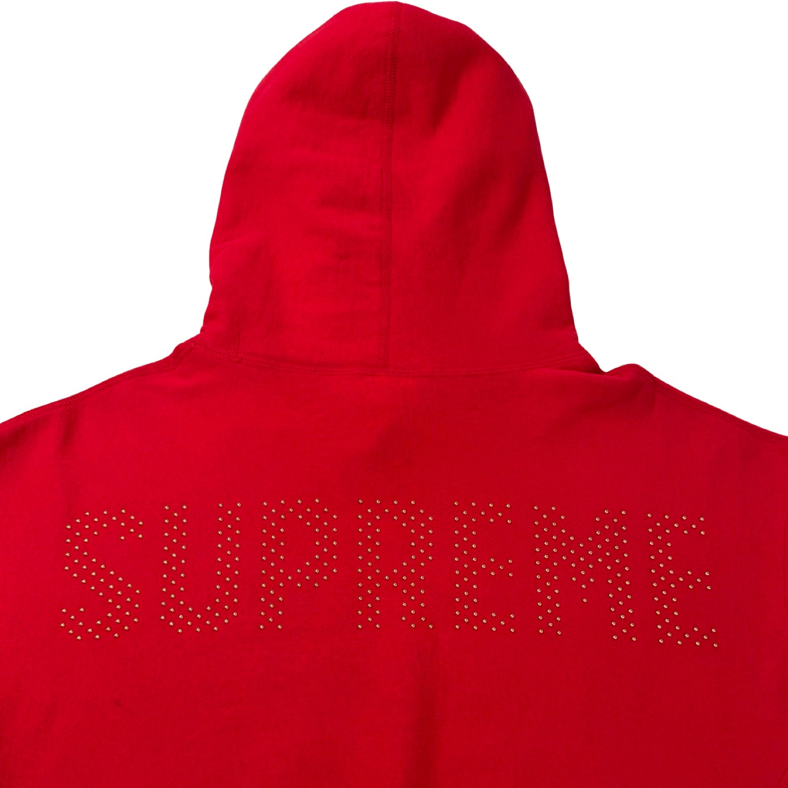 Supreme Studded Hooded Sweatshirt Red (SS18)