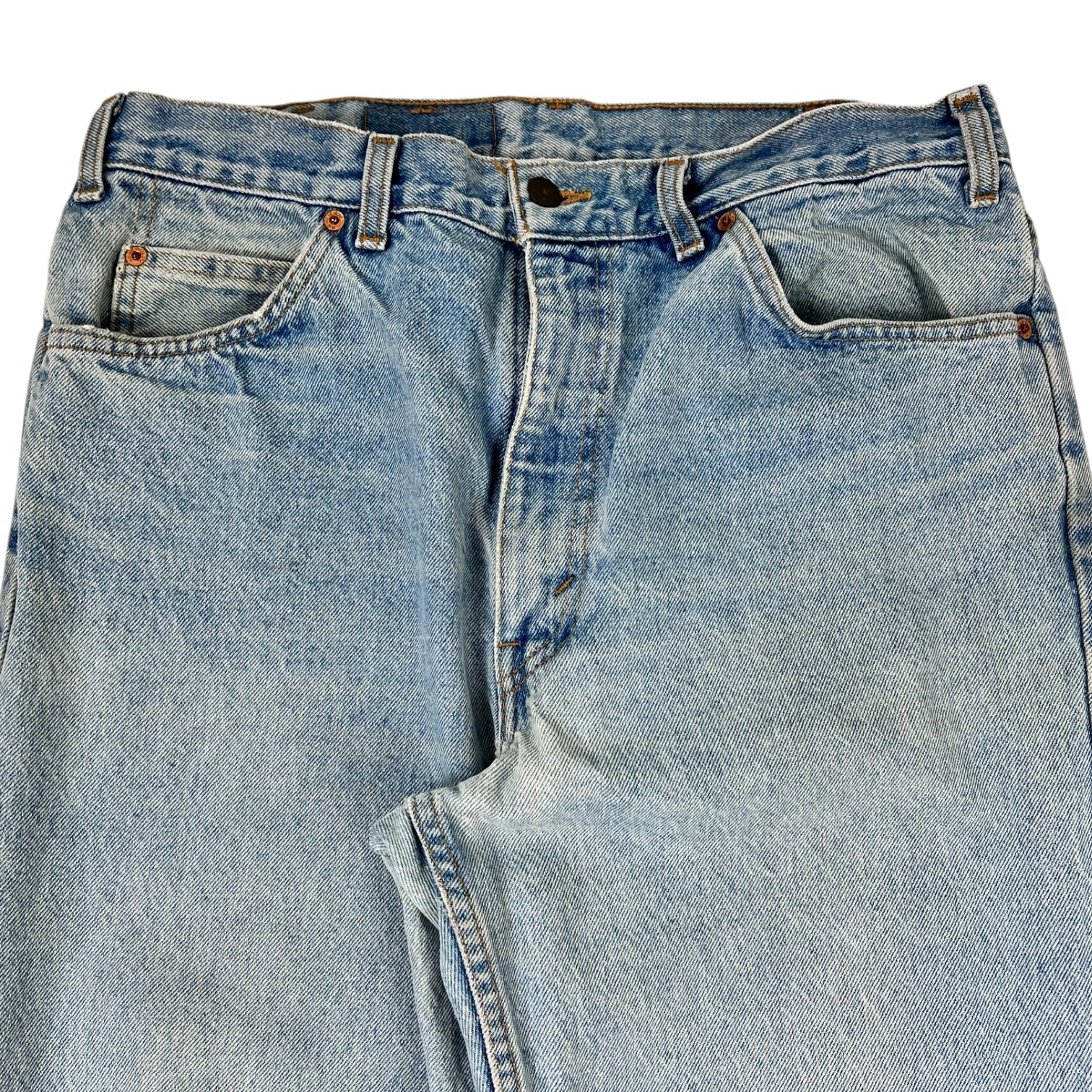 Levi's 505 Regular Fit Straight Leg Jeans Light-Wash Denim