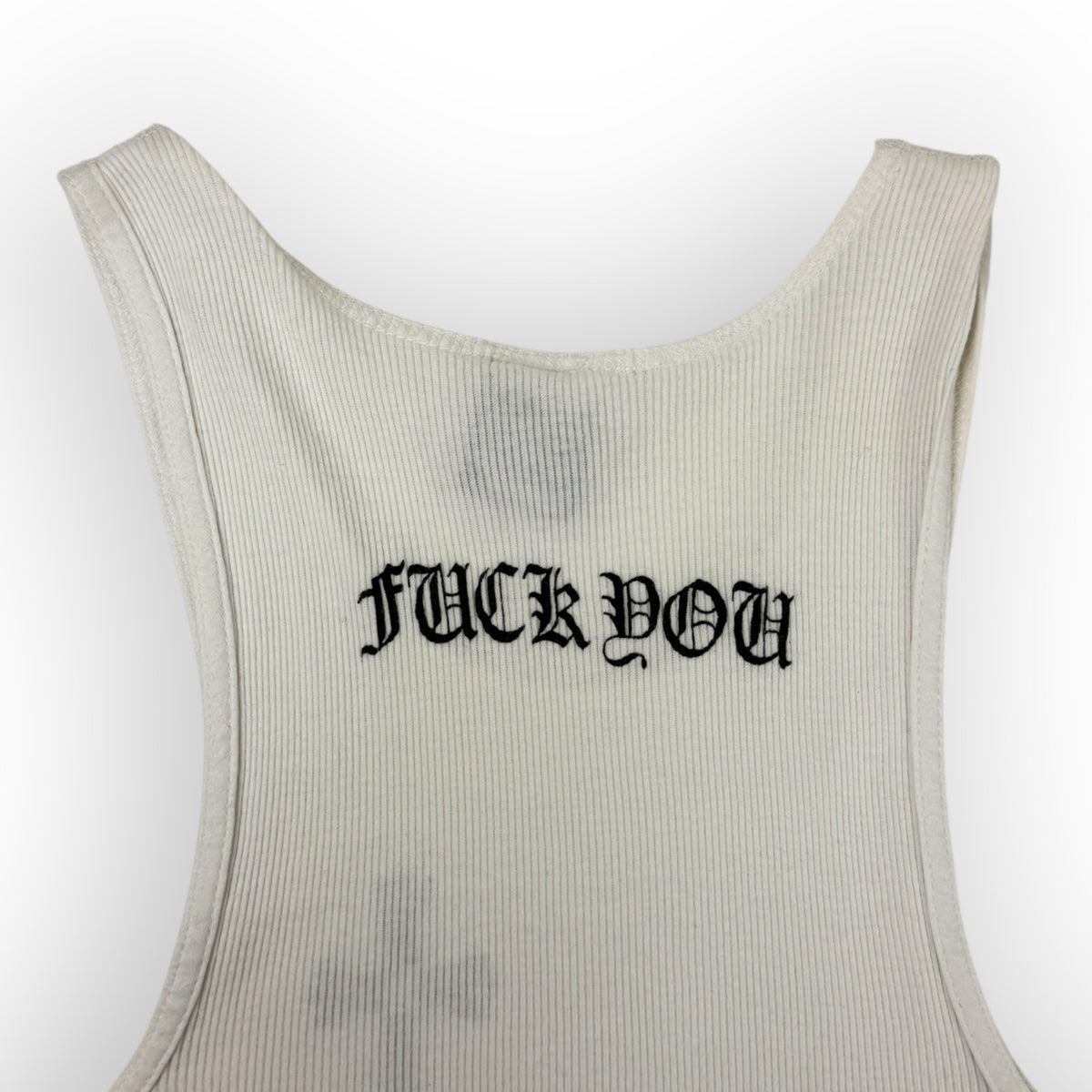 Vintage Chrome Hearts Los Angeles Tank Top White