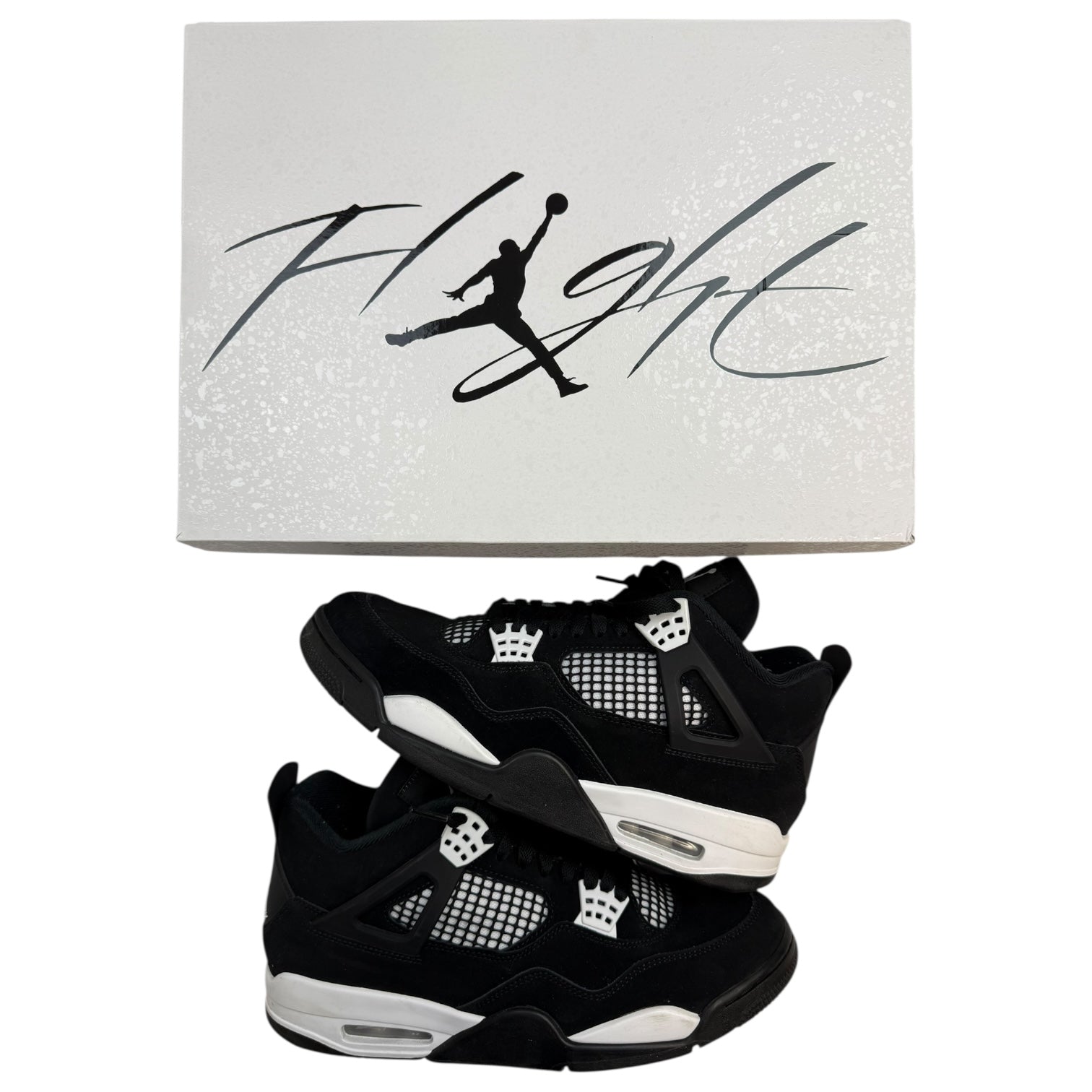 Jordan 4 Retro White Thunder (Used)