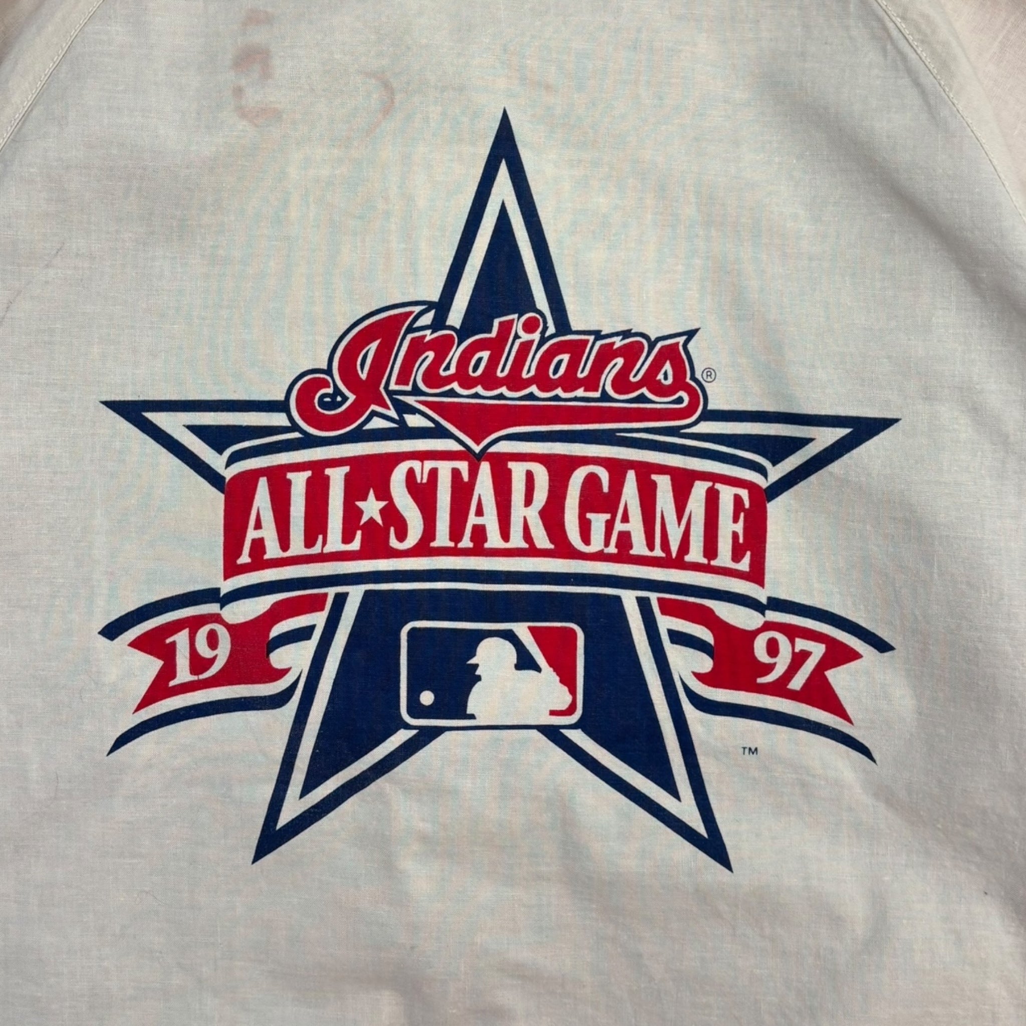 1997 All Star Game Indians Reversible MLB Zip Jacket