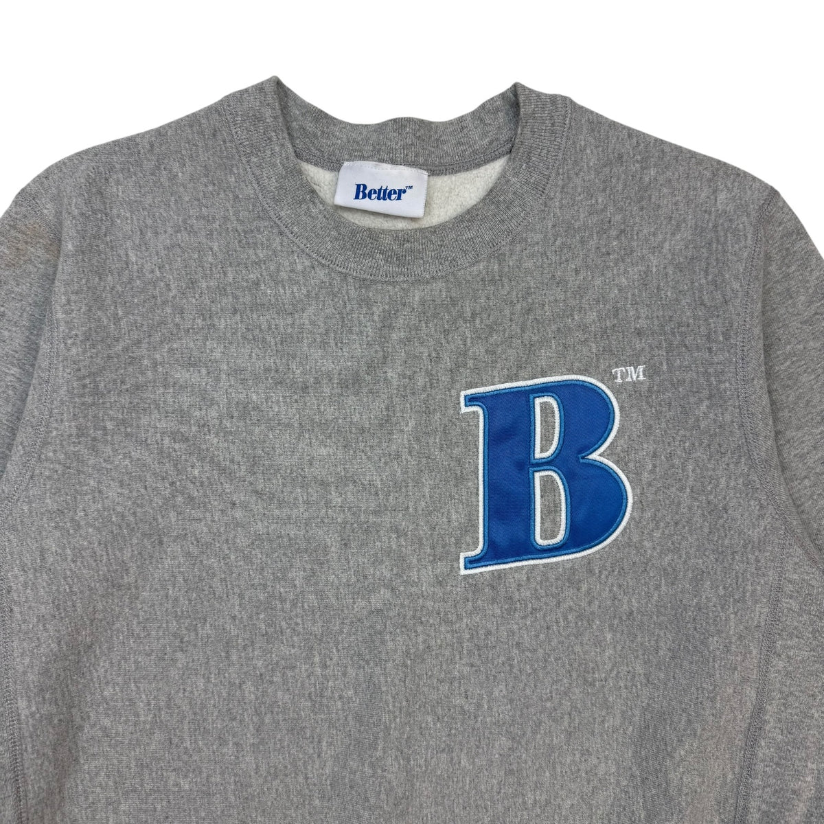 Better Gift Shop B Crewneck Grey