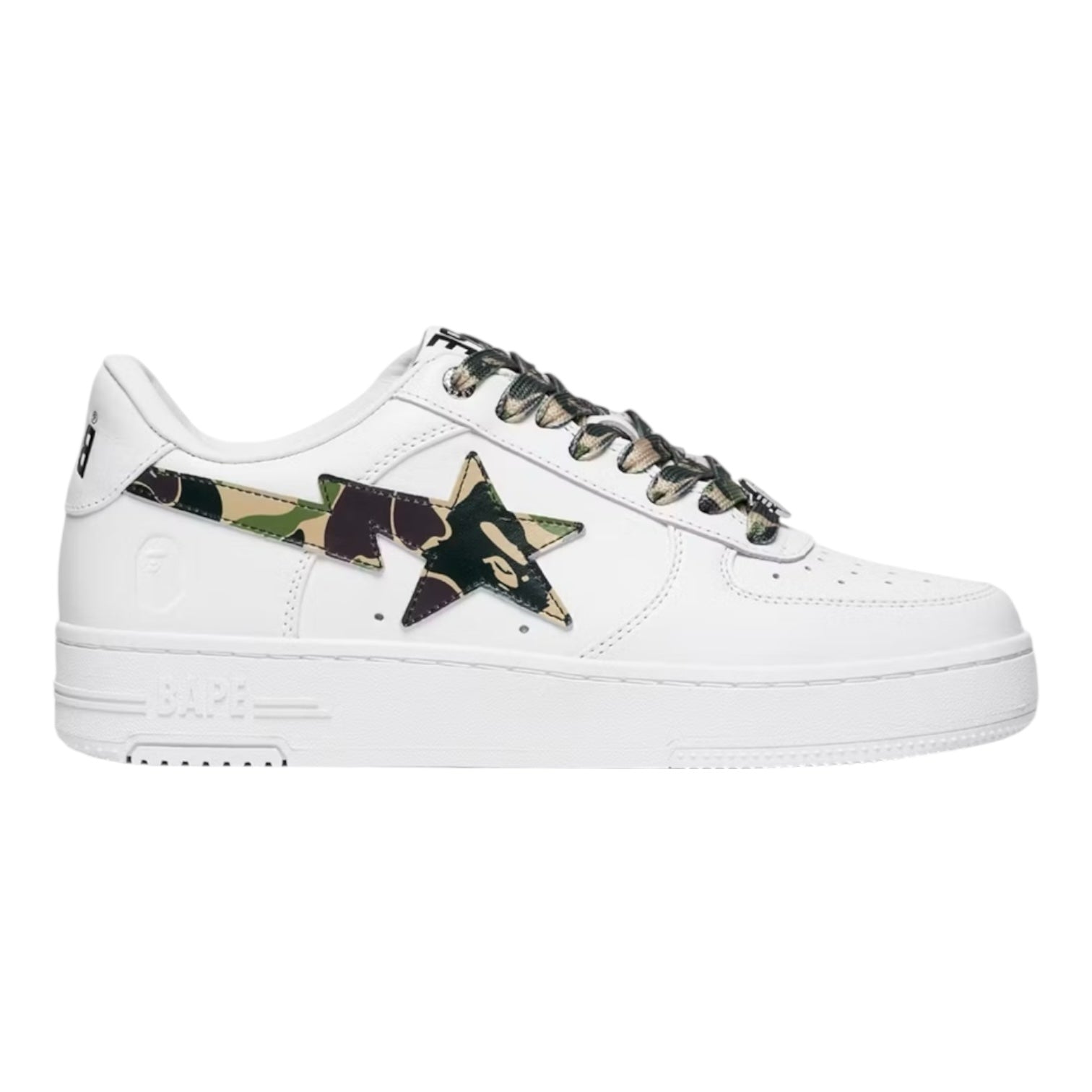 BAPE Bape Sta Low ABC Camo White Green (2025) (Used)