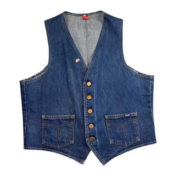 (W) Vintage GWG Denim Vest Dark Wash
