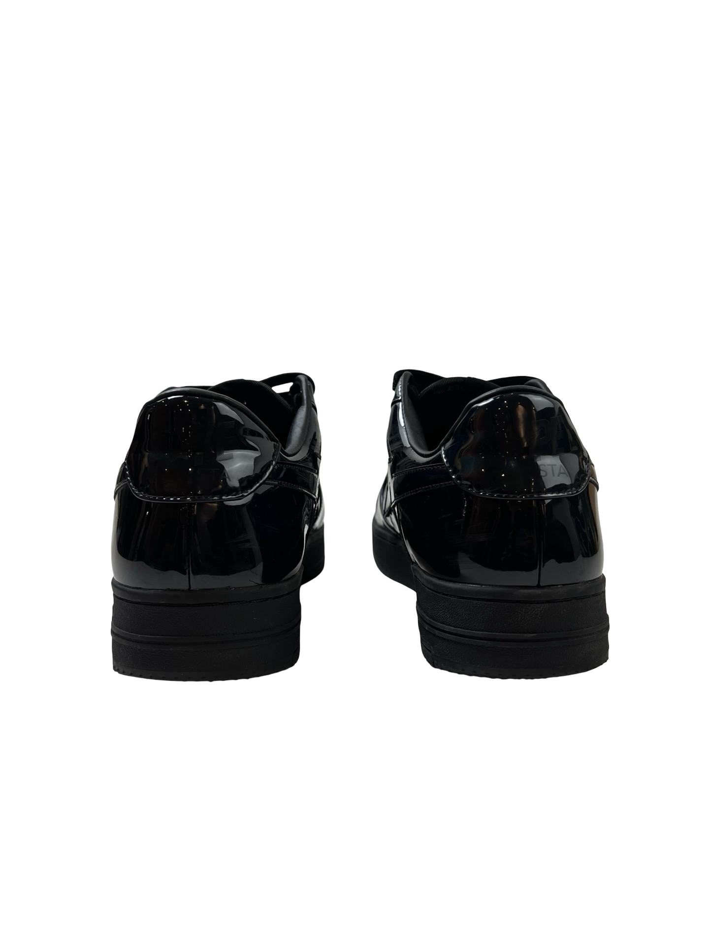 A Bathing Ape Bapesta Low Black Patent Leather (Used)