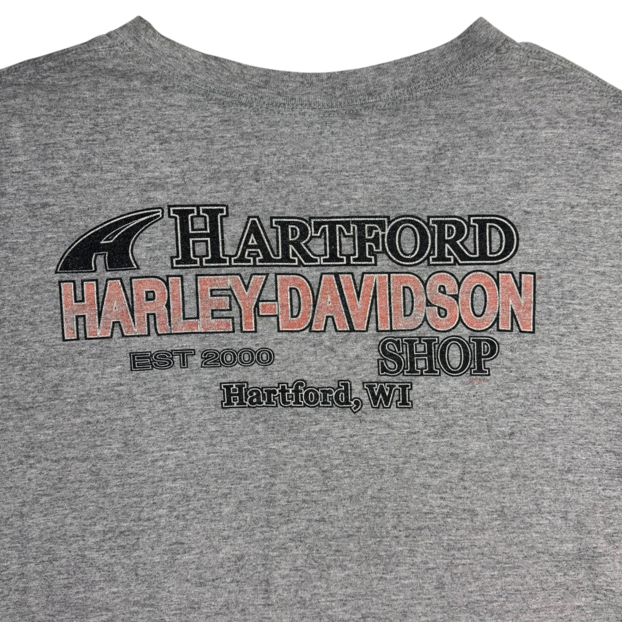 2002 Harley Davidson Pocket Longsleeve T-Shirt