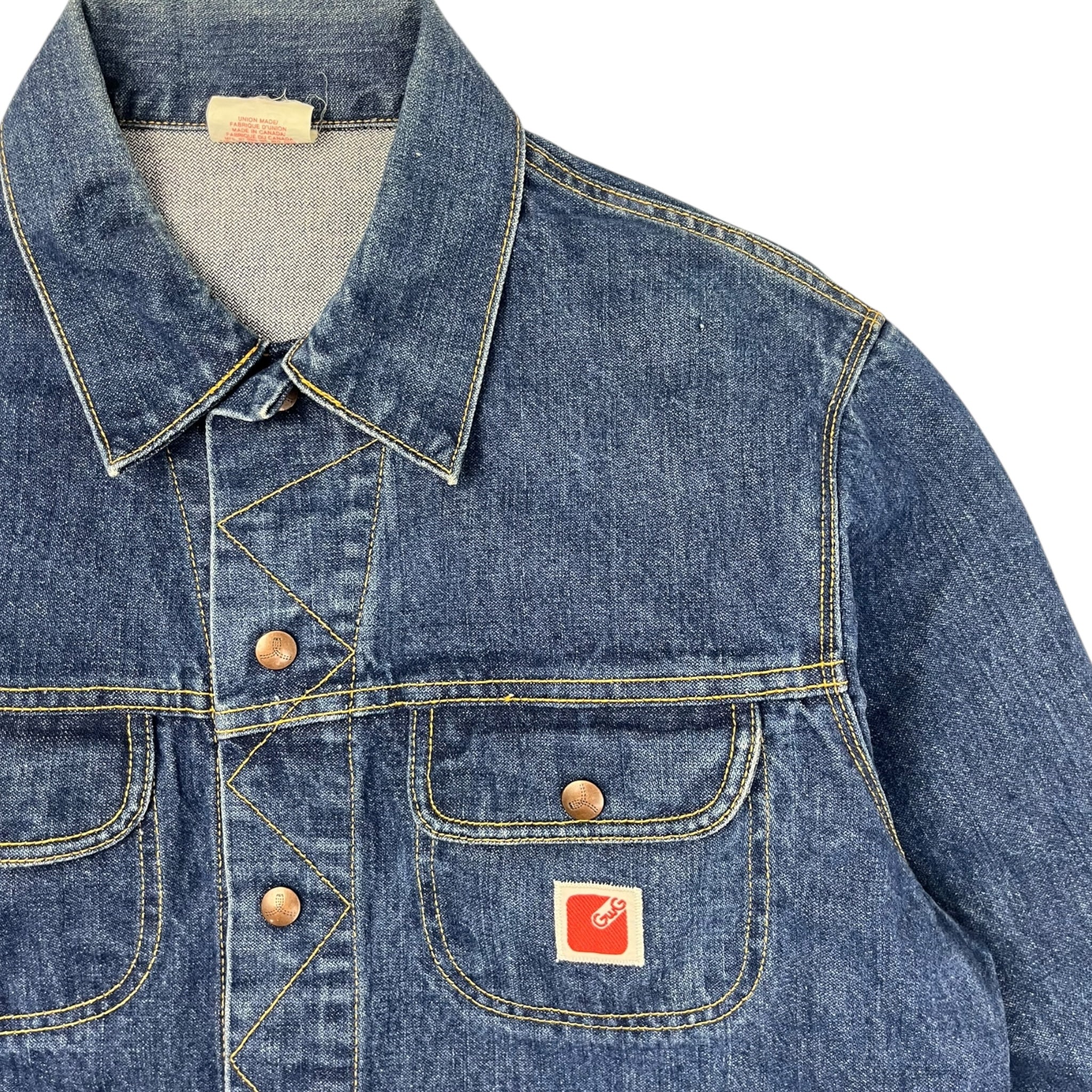 Vintage GWG Zig Zag Denim Jacket