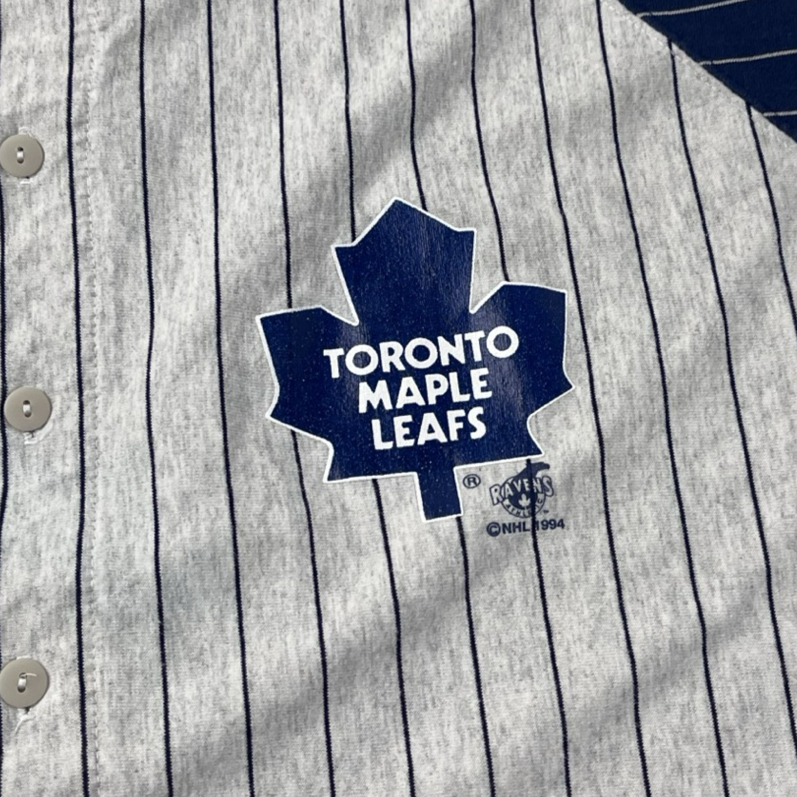 Vintage Ravens Toronto Maple Leafs Baseball Jersey