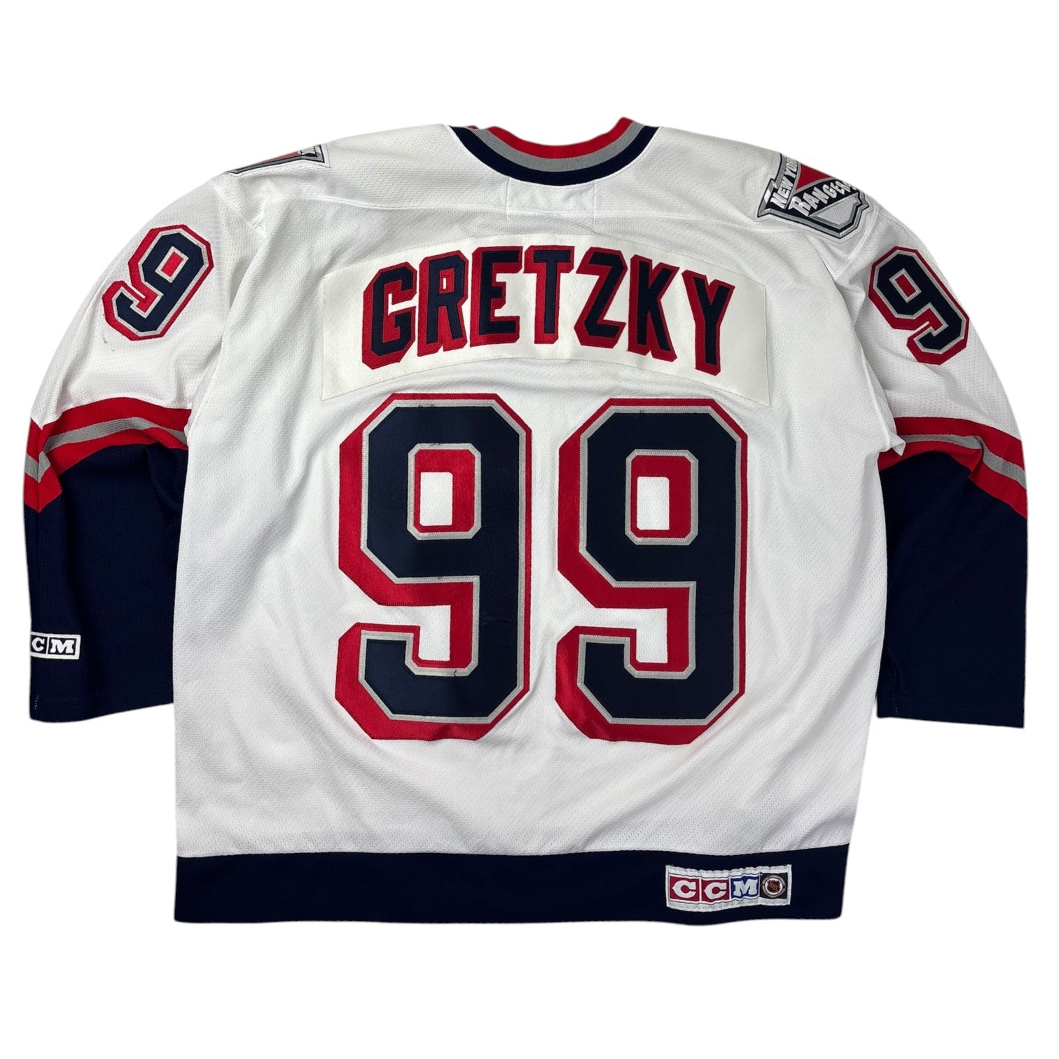 Vintage New York Rangers Gretzky CCM Jersey