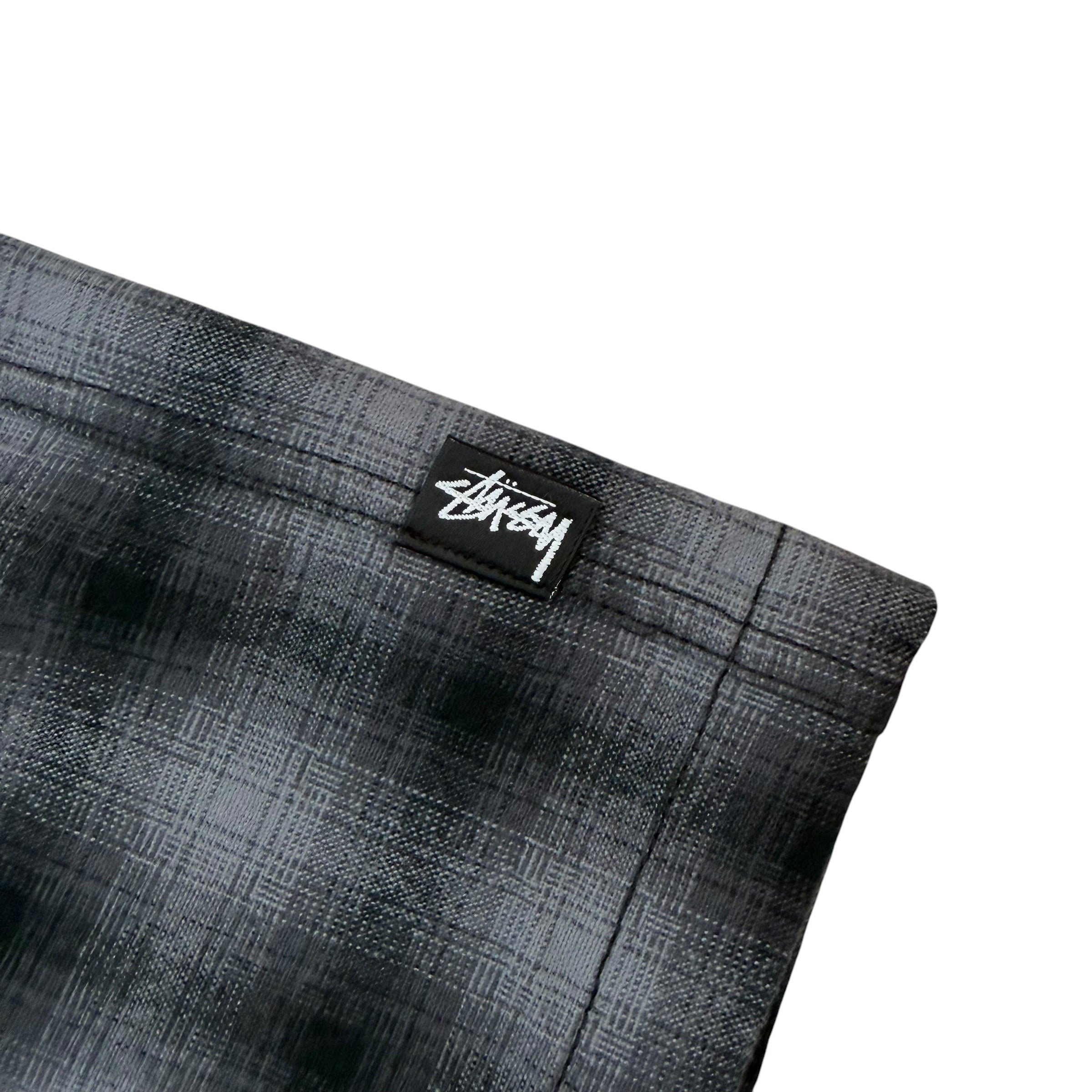 Stussy Baggy Beach Short Plaid Black